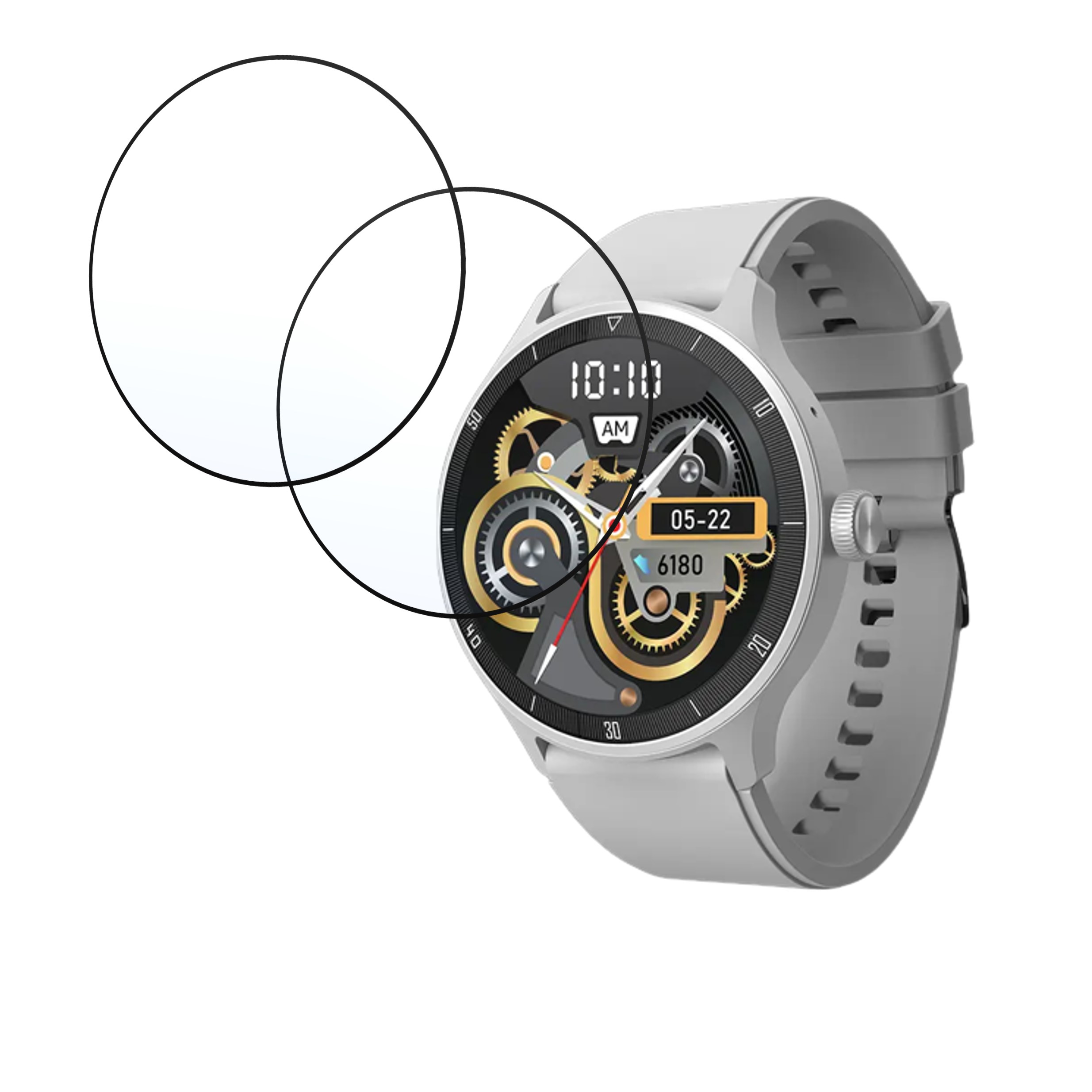 beatXp Flux Smartwatch Smartwatch Screen Protector 9H Protective Compatible Flexible