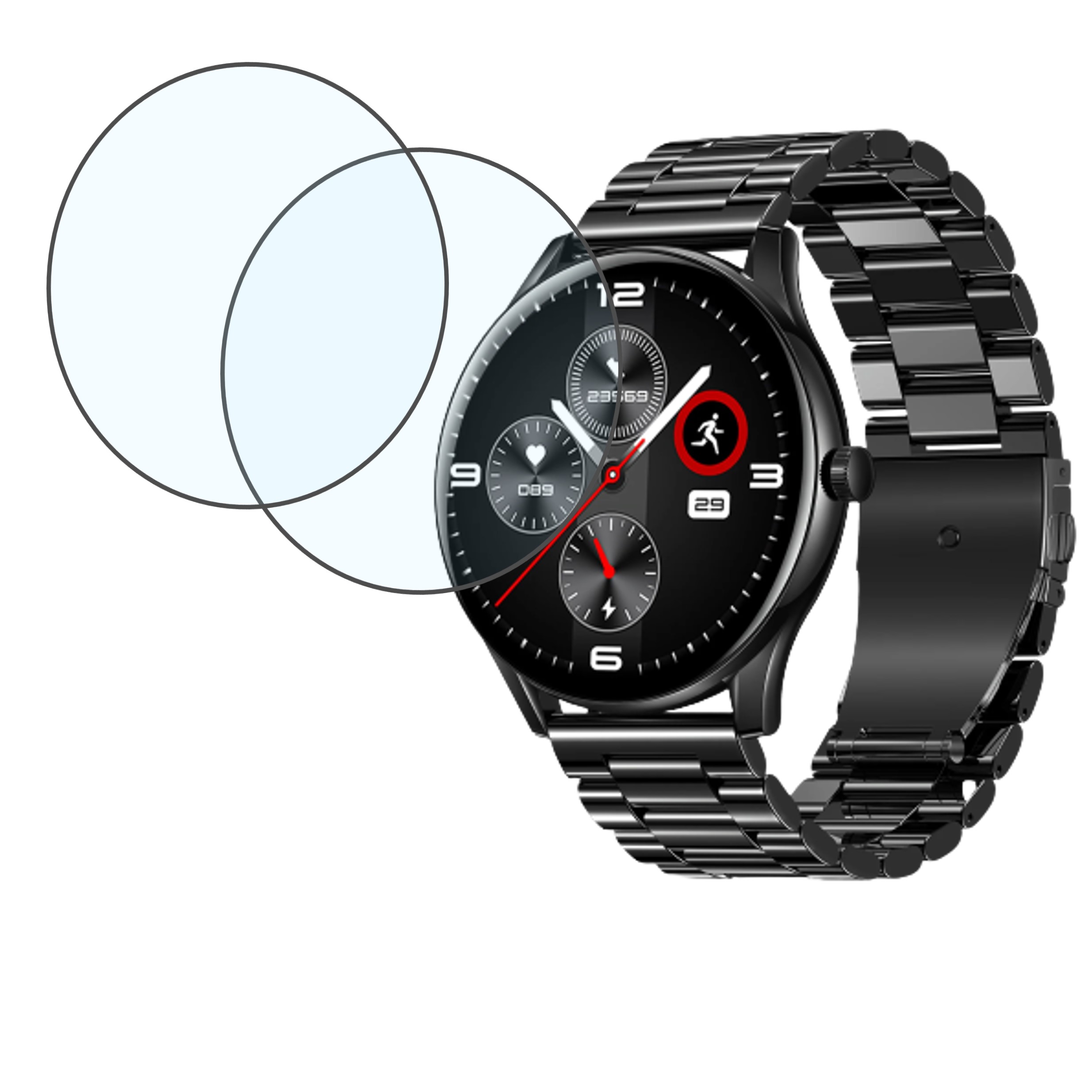 Pebble Cosmos Bold Pro Smartwatch Screen Protector 9H Protective Compatible Flexible