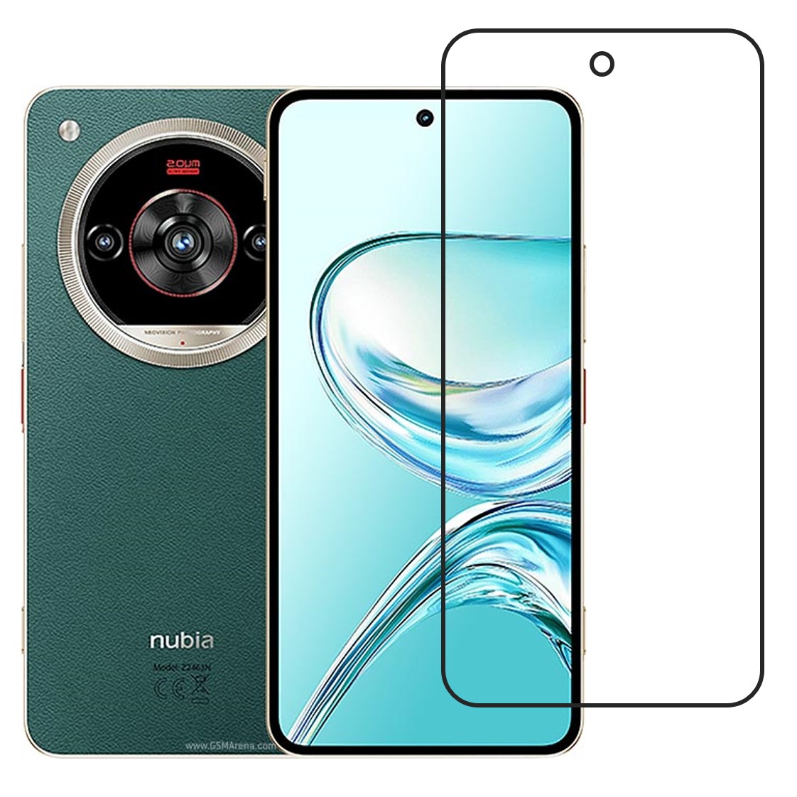 ZTE nubia Focus 2 Ultra Compatible With Mobile Front Screen Protector (Flexible Screen Protector)