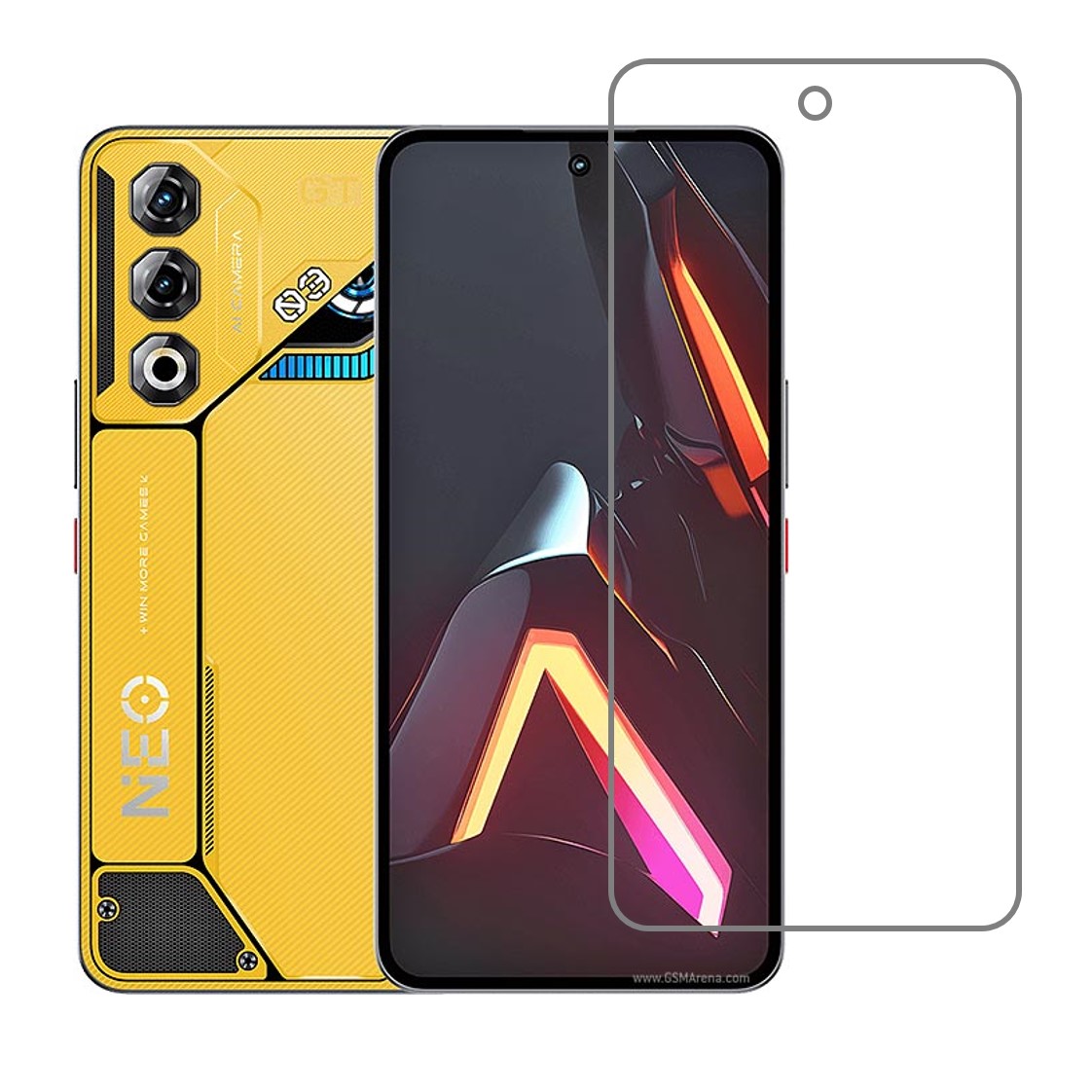 ZTE nubia Neo 3 GT Compatible With Mobile Front Screen Protector (Flexible Screen Protector)