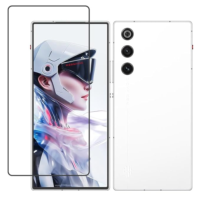 DVTECH® Screen Protector Compatible with ZTE nubia RedMagic 10 Air Long-Lasting Scratch and Smudge Protection | Flexible Tempered Screen Guard | Flexible