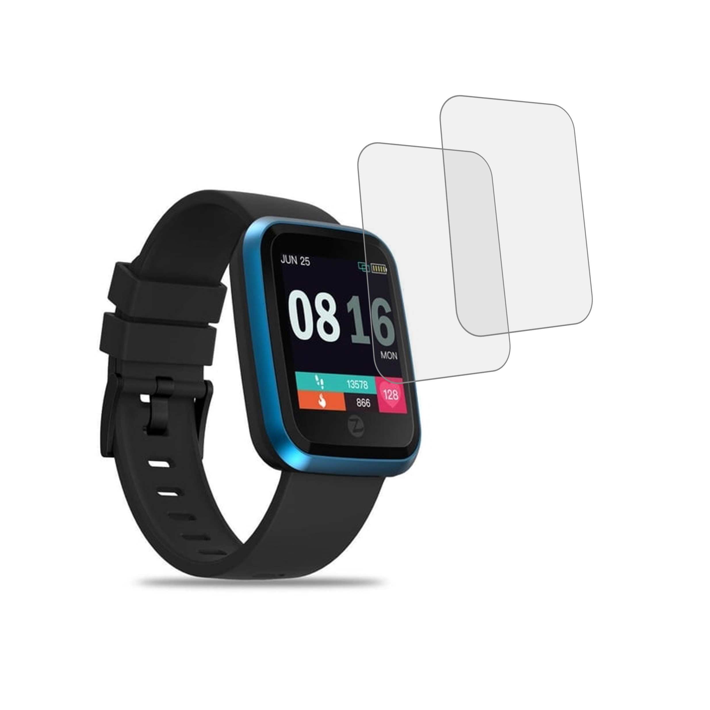 Zeblaze Crystal 2 Compatible Smartwatch Screen Protector (Pack of 02)