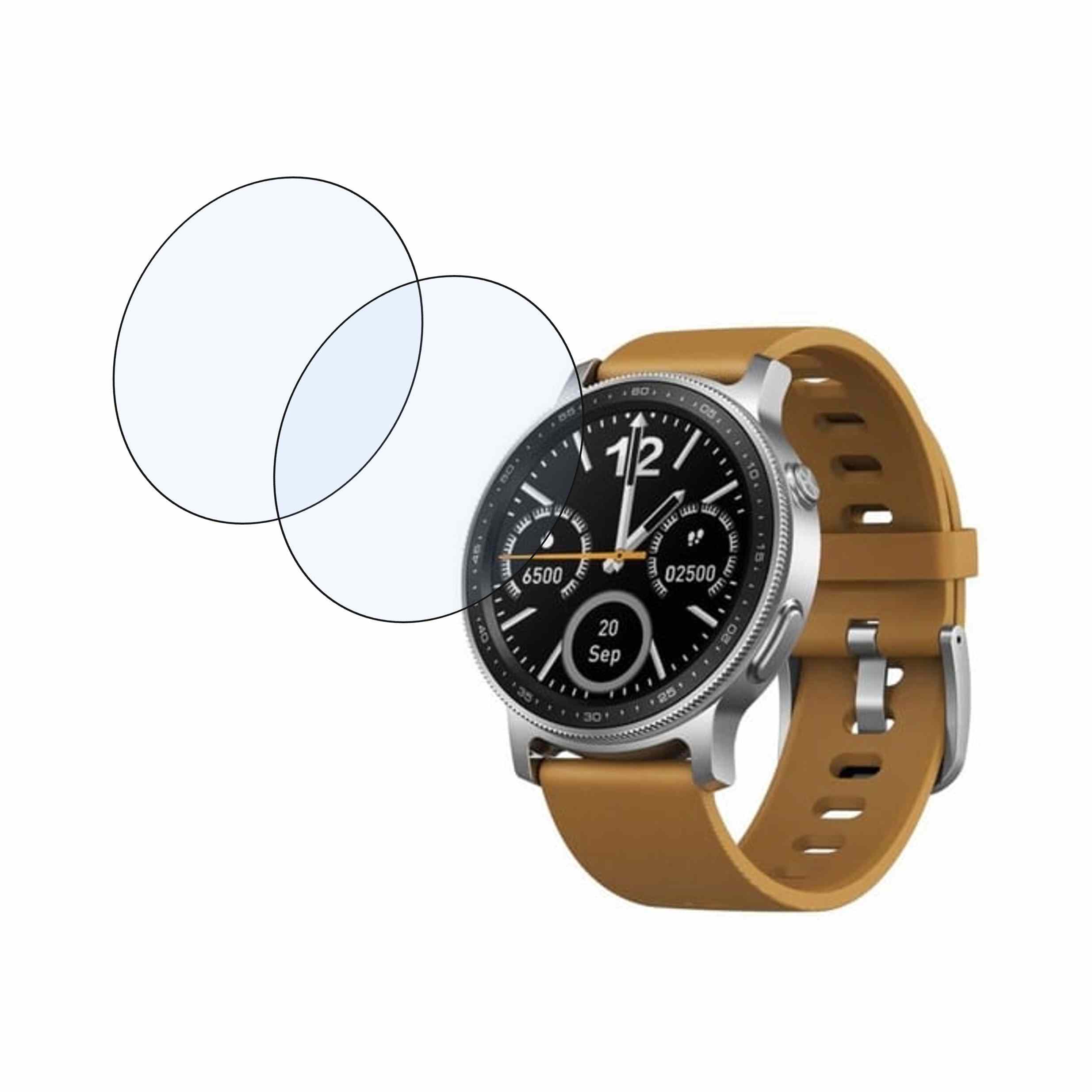 Zeblaze GTR 2 Compatible Smartwatch Screen Protector (Pack of 02)