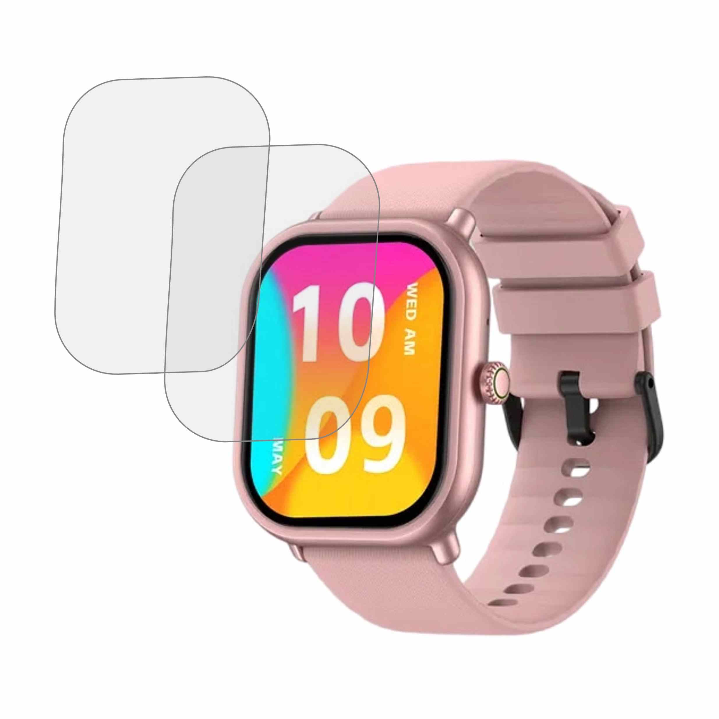 Zeblaze GTS 3 Pro Compatible Smartwatch Screen Protector (Pack of 02)
