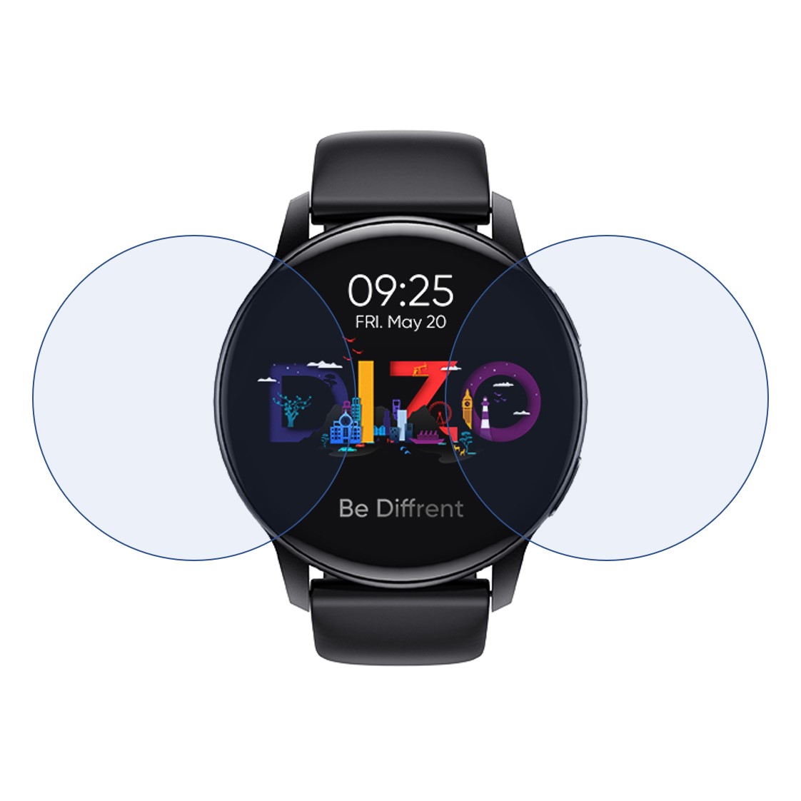 Dizo Watch R Smartwatch Screen Protector 9H Protective Compatible Flexible