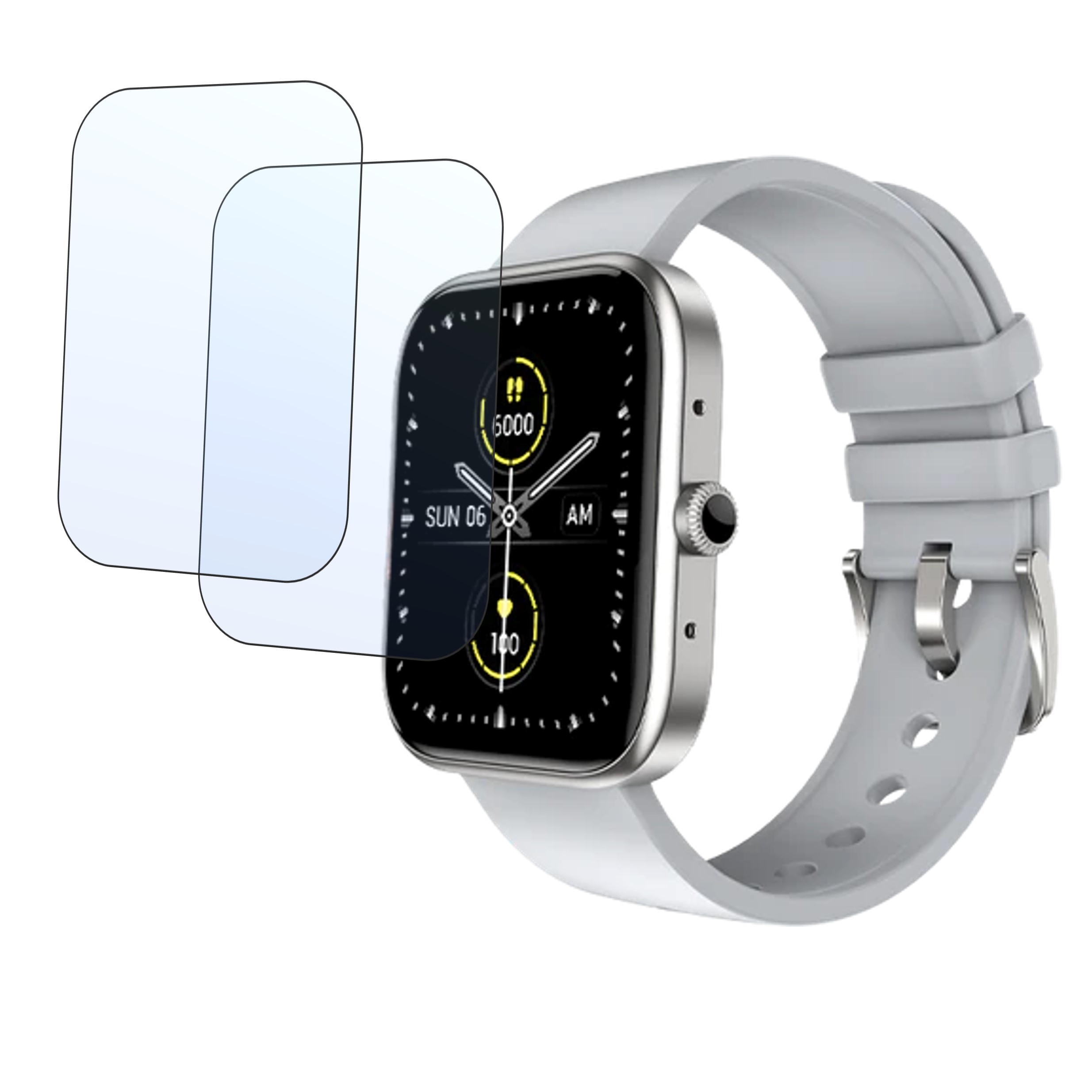 Fire Boltt Jaguar Smartwatch Screen Protector 9H Protective Compatible Flexible