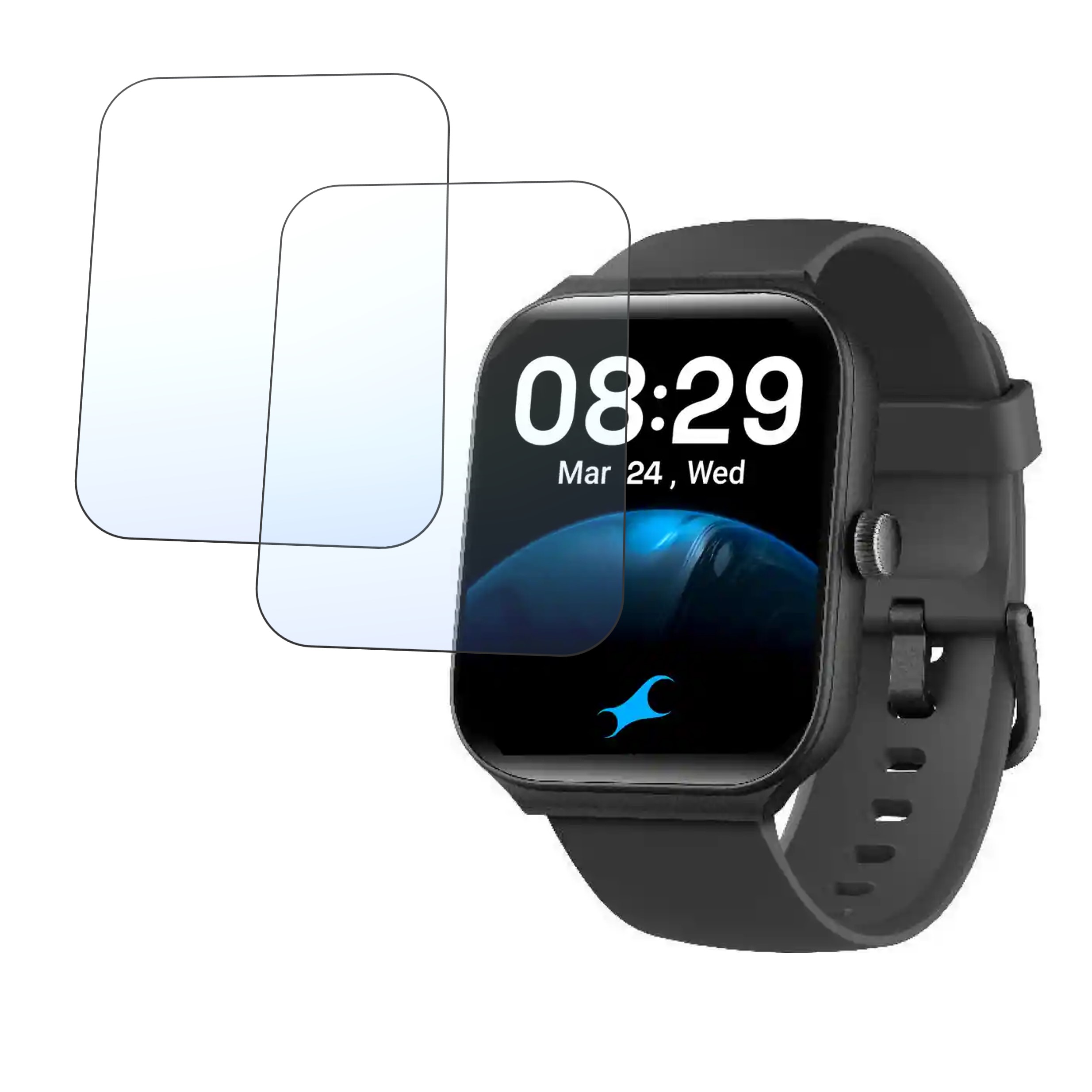 FASTRACK REFLEX HORIZON 1.95 Smartwatch Screen Protector 9H Protective Compatible Flexible
