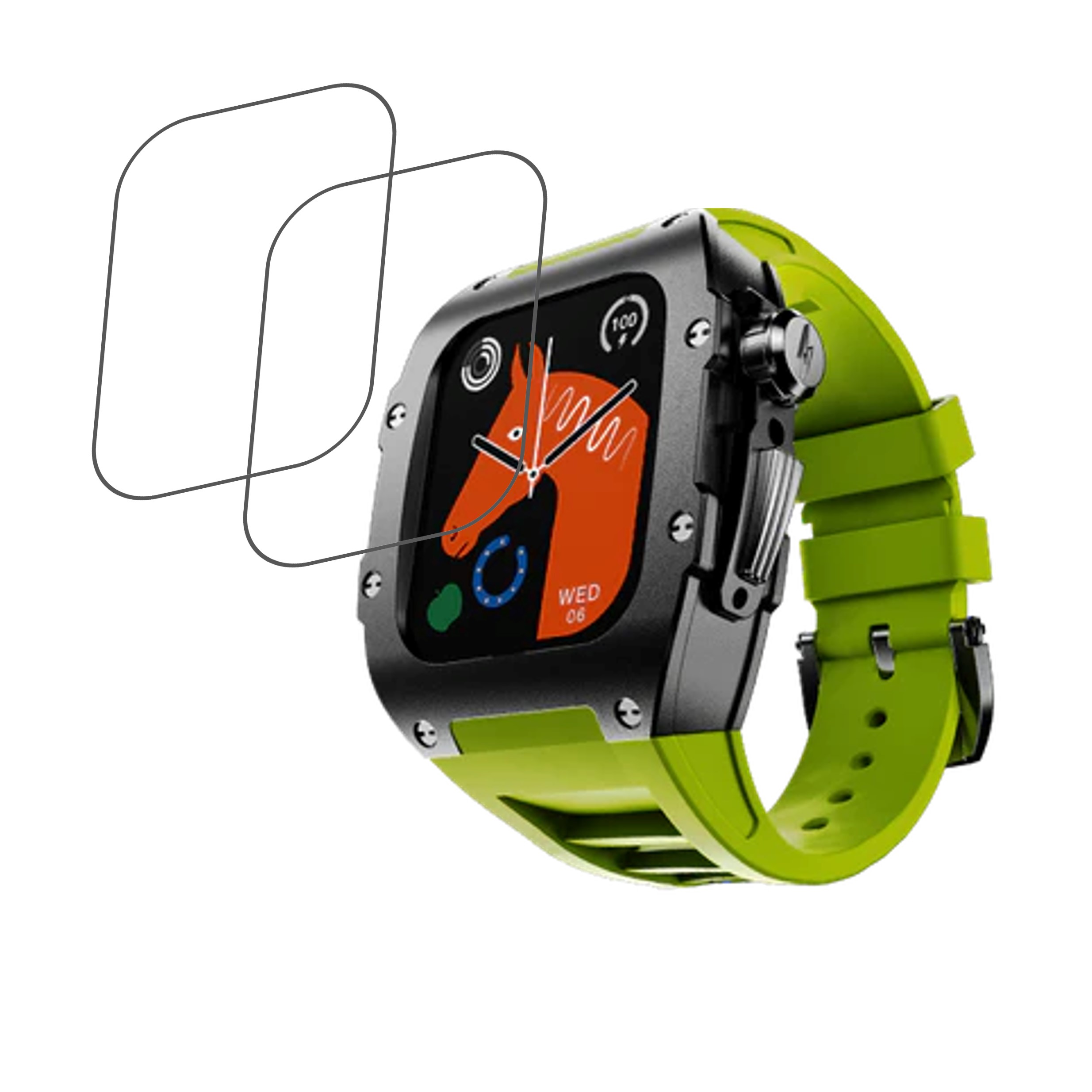Fire Boltt Racing Series Huracan Smartwatch Screen Protector 9H Protective Compatible Flexible