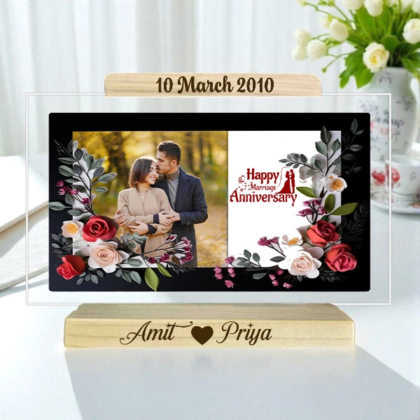 Love in Focus: Beautiful Acrylic Frame for Couples