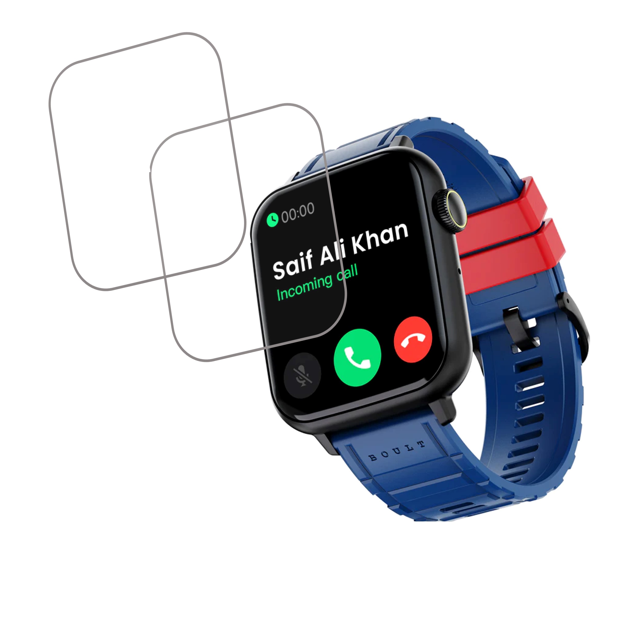 Boult Drift 2 Smartwatch Screen Protector 9H Protective Compatible Flexible