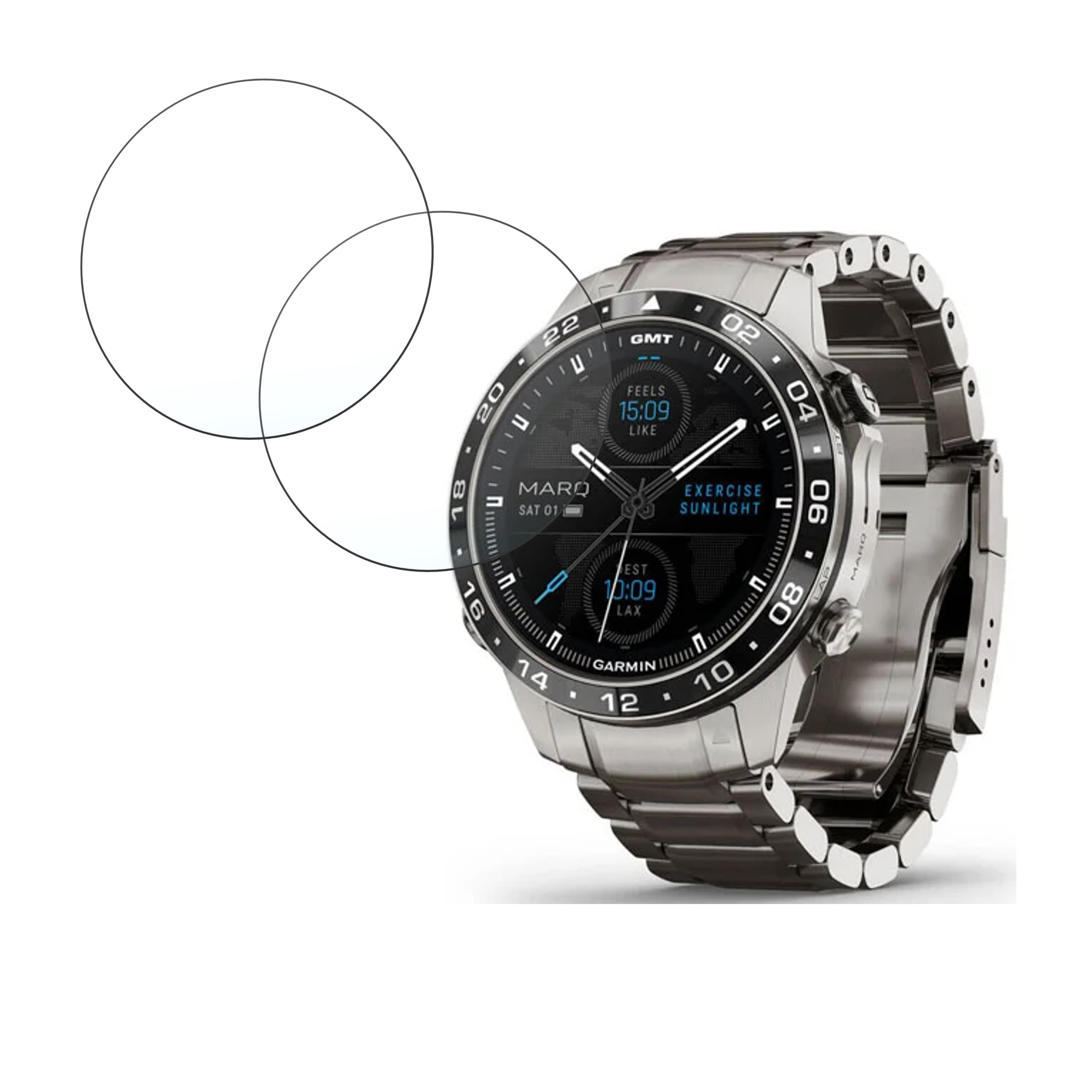 Garmin MARQ Aviator (Gen 2) Smartwatch Screen Protector 9H Protective Compatible Flexible