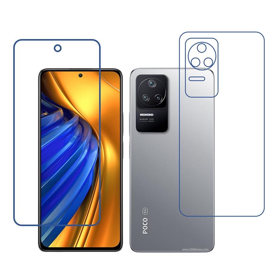 Xiaomi Poco F4 9H Front & Back Flexible Compatible Mobile Screen Protector (Not a Tempered glass)