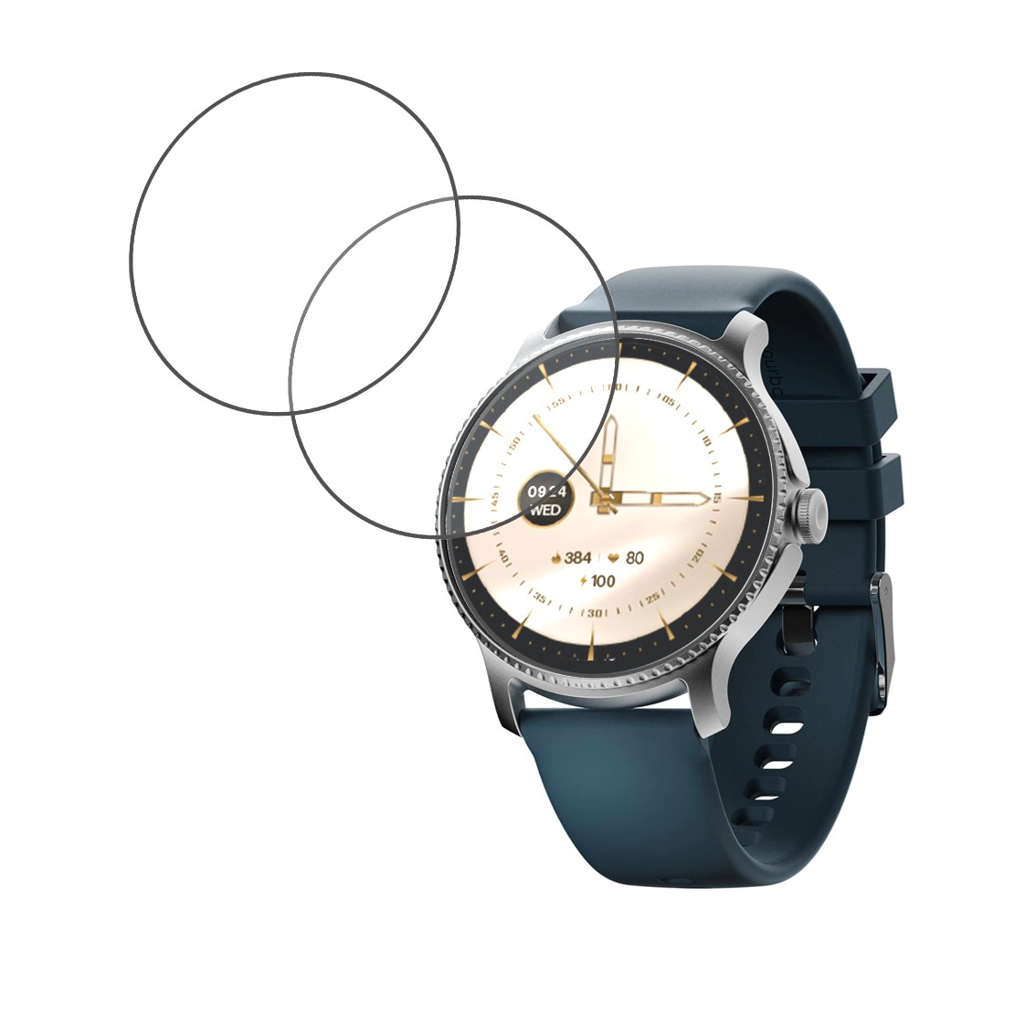 boAt Lunar Orbit Compatible Smartwatch Screen Protector (Pack of 02)