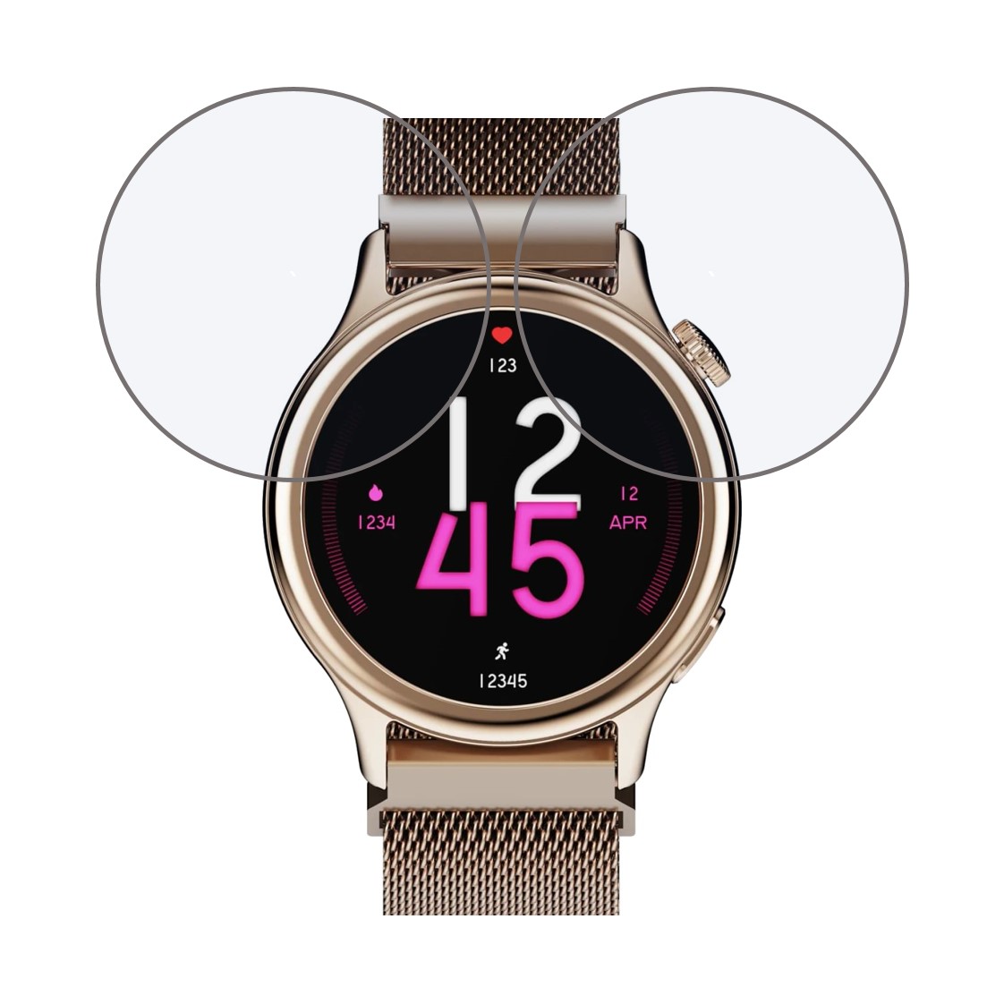 boAt enigma daze Compatible Smartwatch Screen Protector (Pack of 02)