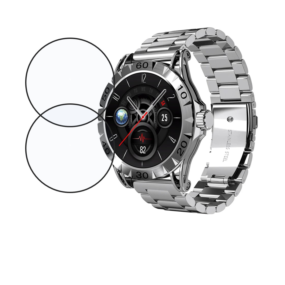 boat Enigma Orion Compatible Smartwatch Screen Protector (Pack of 02)