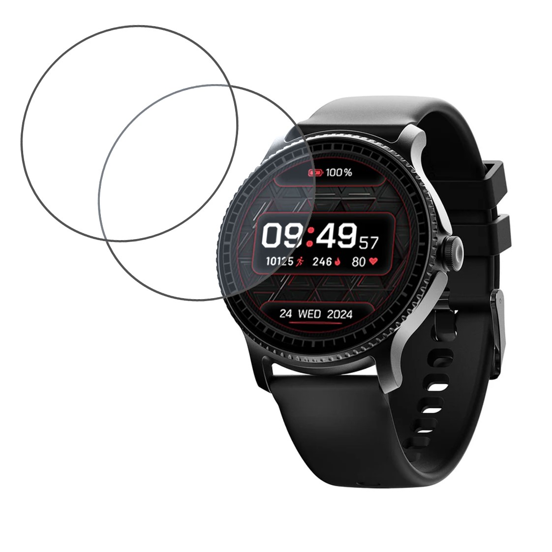 boat Lunar Discovery Compatible Smartwatch Screen Protector (Pack of 02)