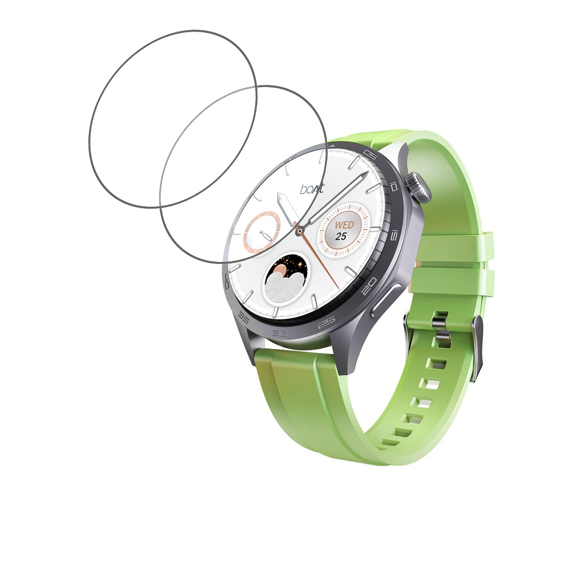 boat enigma Radient Compatible Smartwatch Screen Protector (Pack of 02)