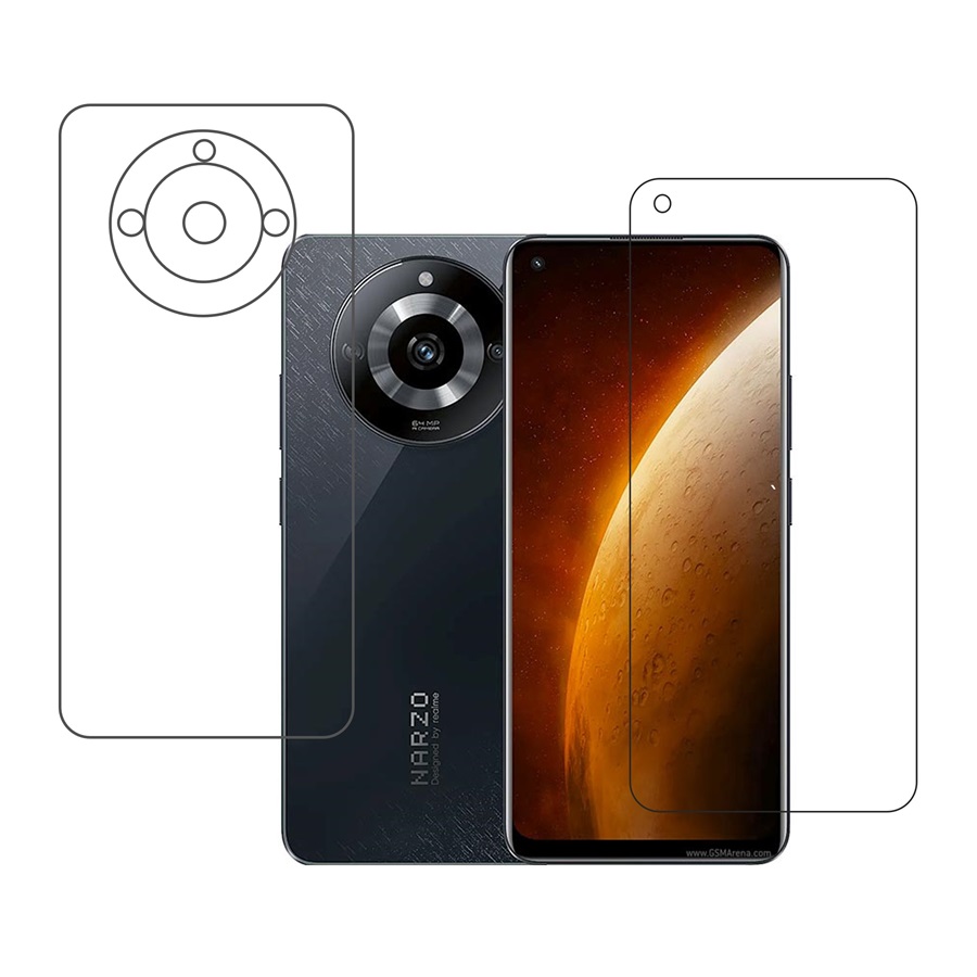Realme Narzo 60 Protective Front & Back Compatible Mobile Screen Protector
