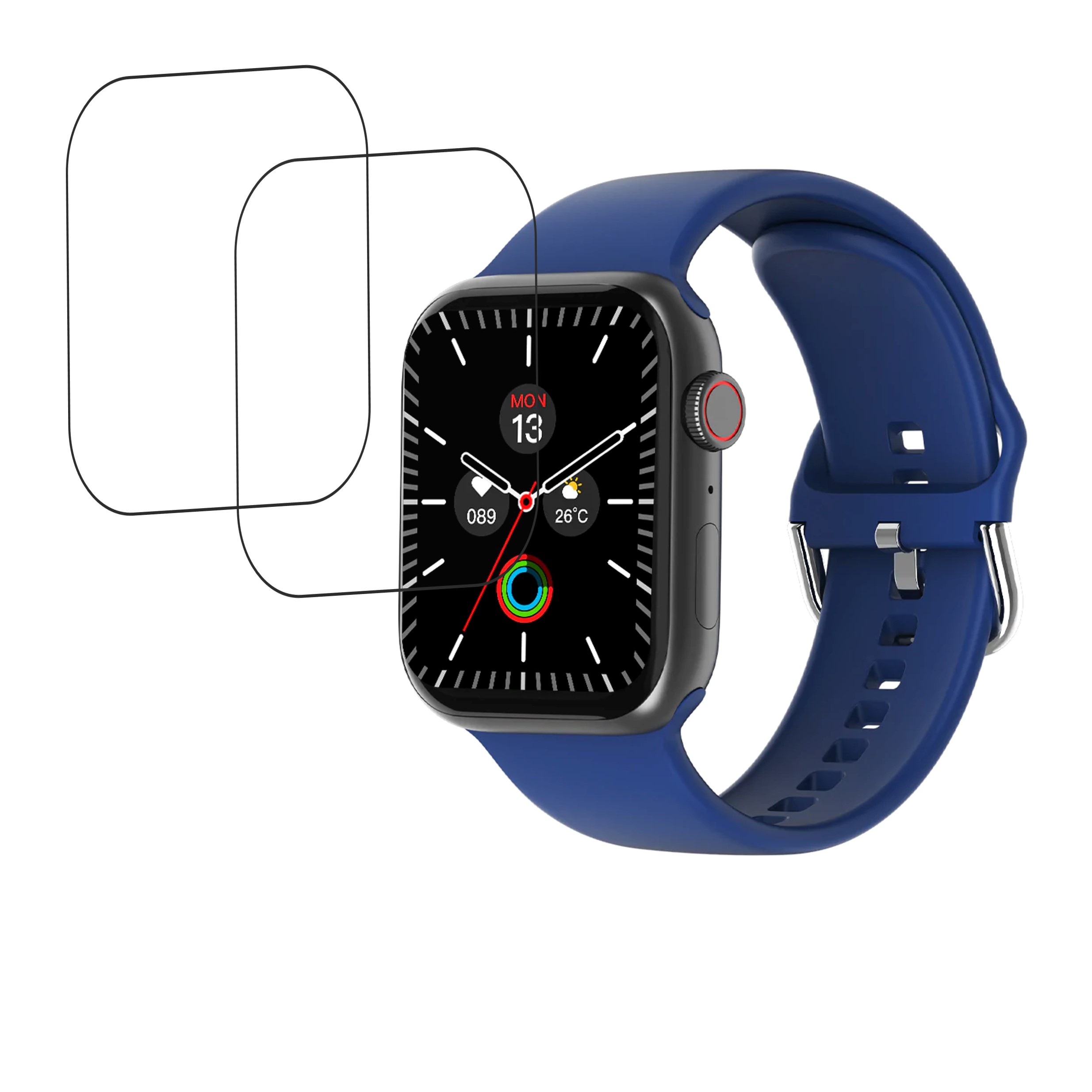 Gizmore GizFit PLASMA Smartwatch Screen Protector 9H Protective Compatible Flexible