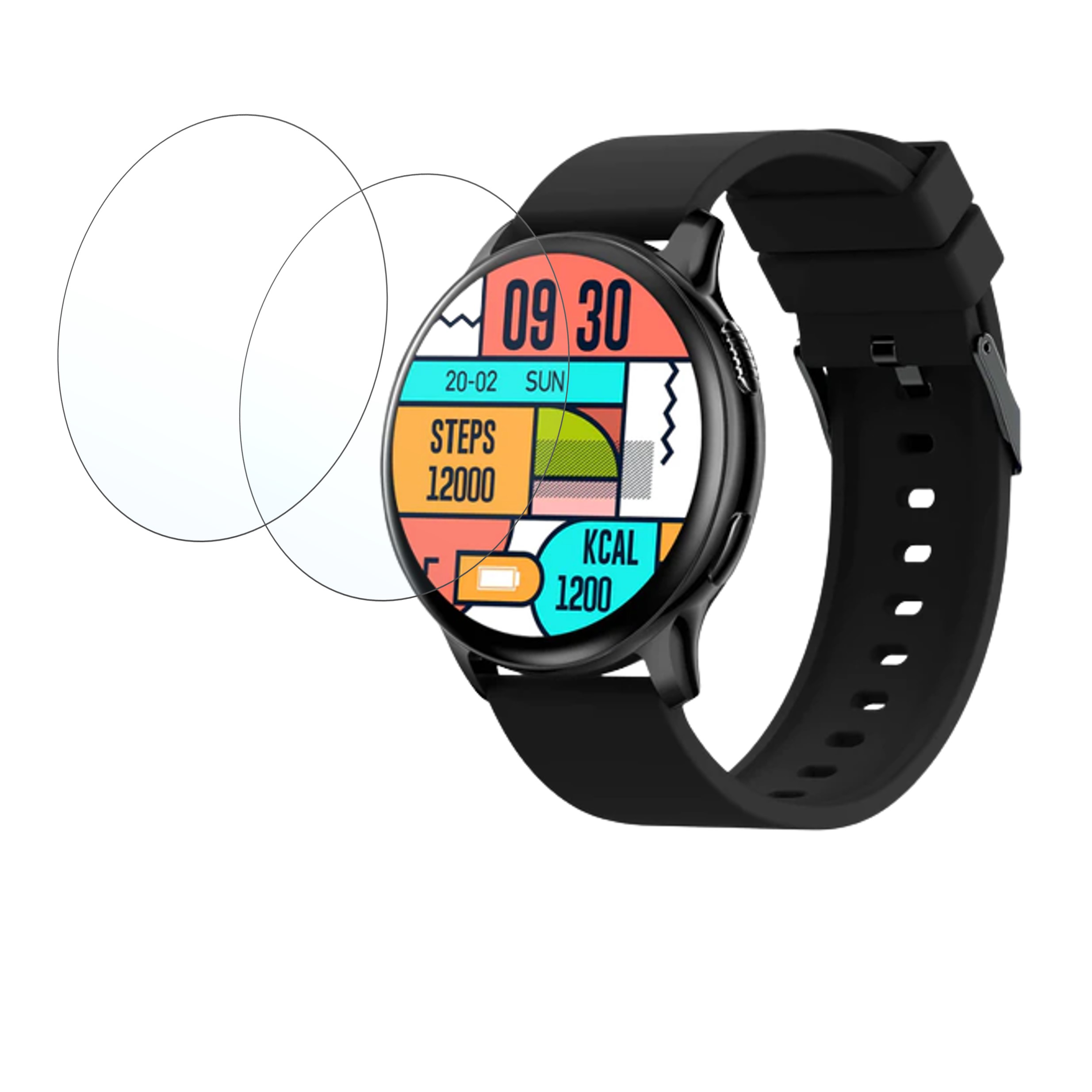 Pebble Cosmos Luxe 2.0 Smartwatch Screen Protector 9H Protective Compatible Flexible