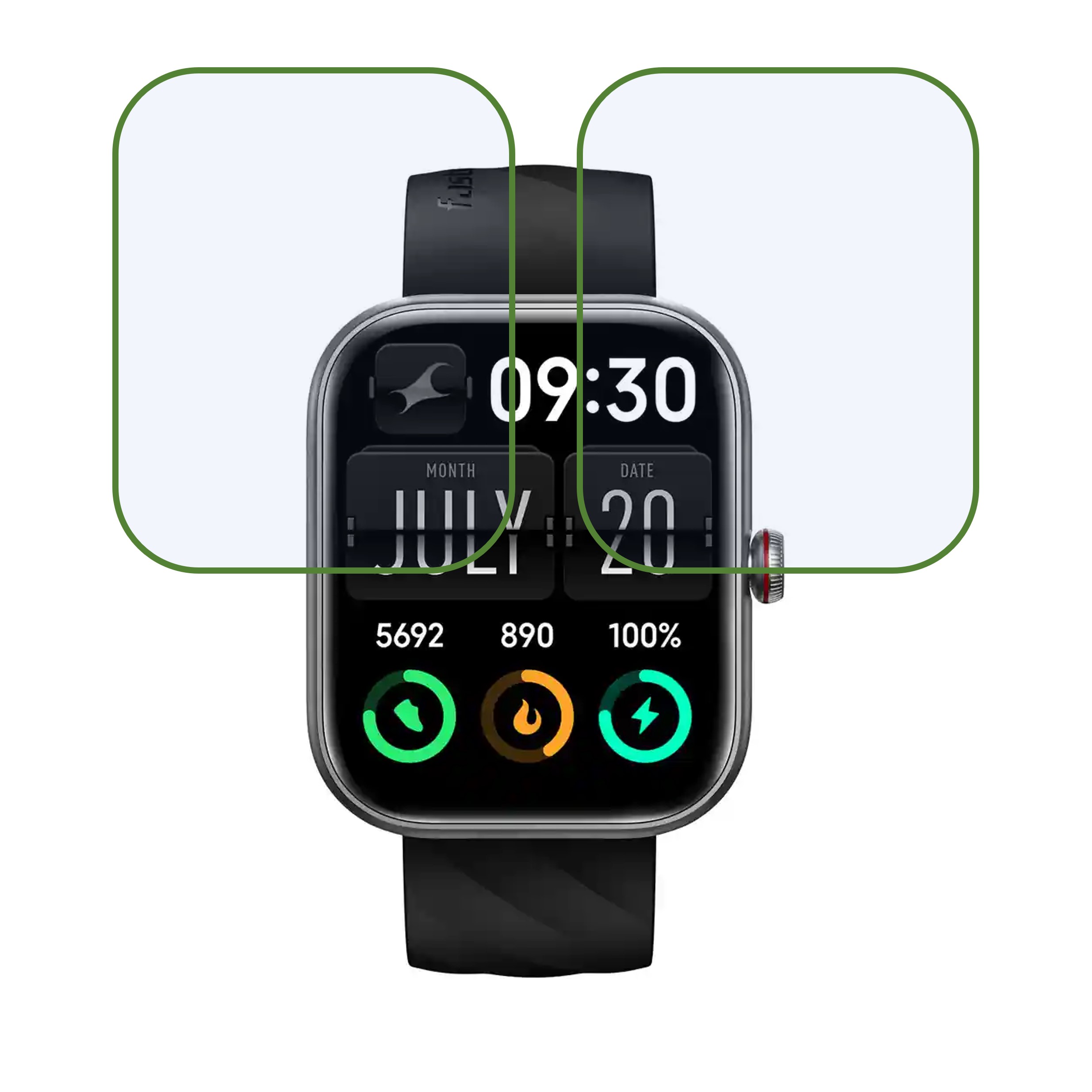 FASTRACK KRUZ Plus 1.91 Smartwatch Screen Protector 9H Protective Compatible Flexible