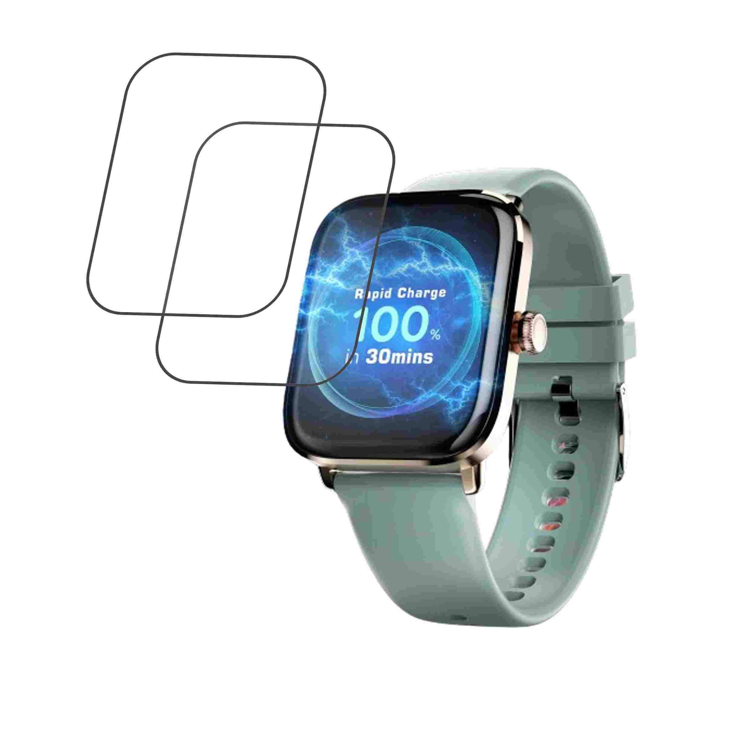 Pebble Ultra Rapid Smartwatch Screen Protector TPU Protective Compatible Flexible