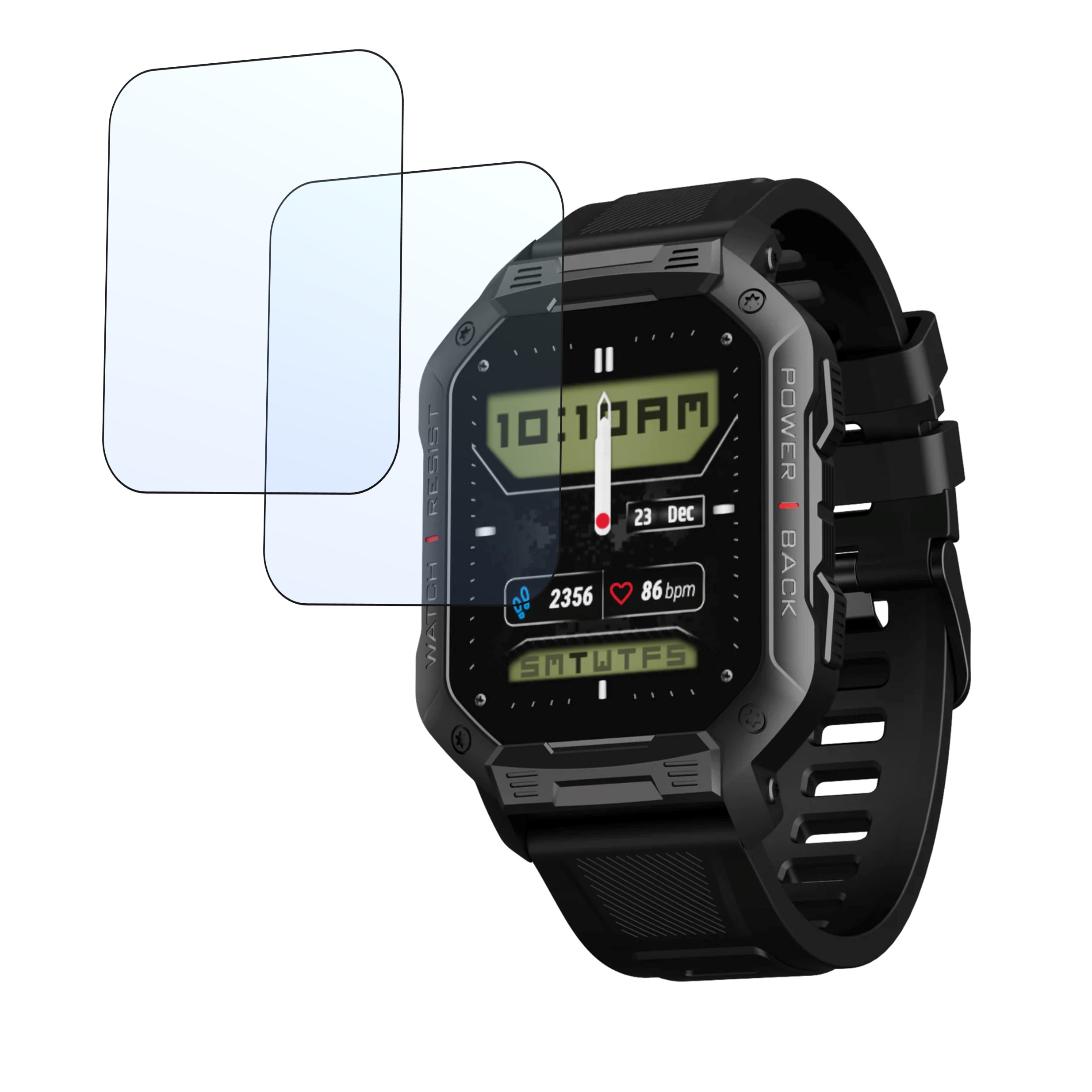boAt Armour Smartwatch Screen Protector 9H Protective Compatible Flexible