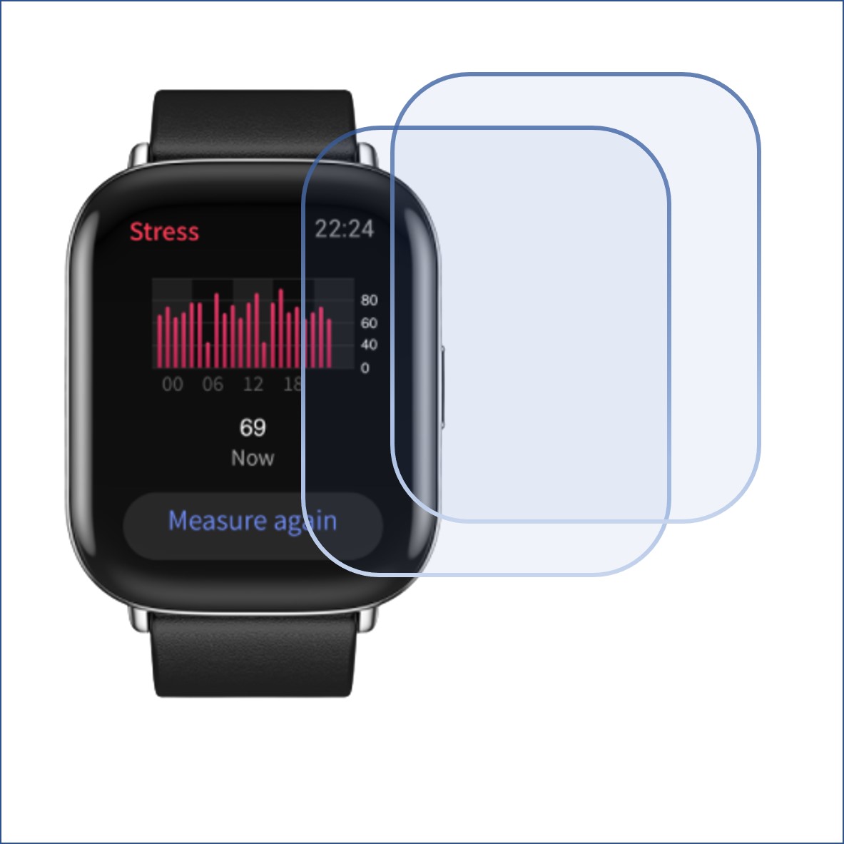 Amzfit Zepp E Square Smartwatch Screen Protector 9H Protective Compatible Flexible