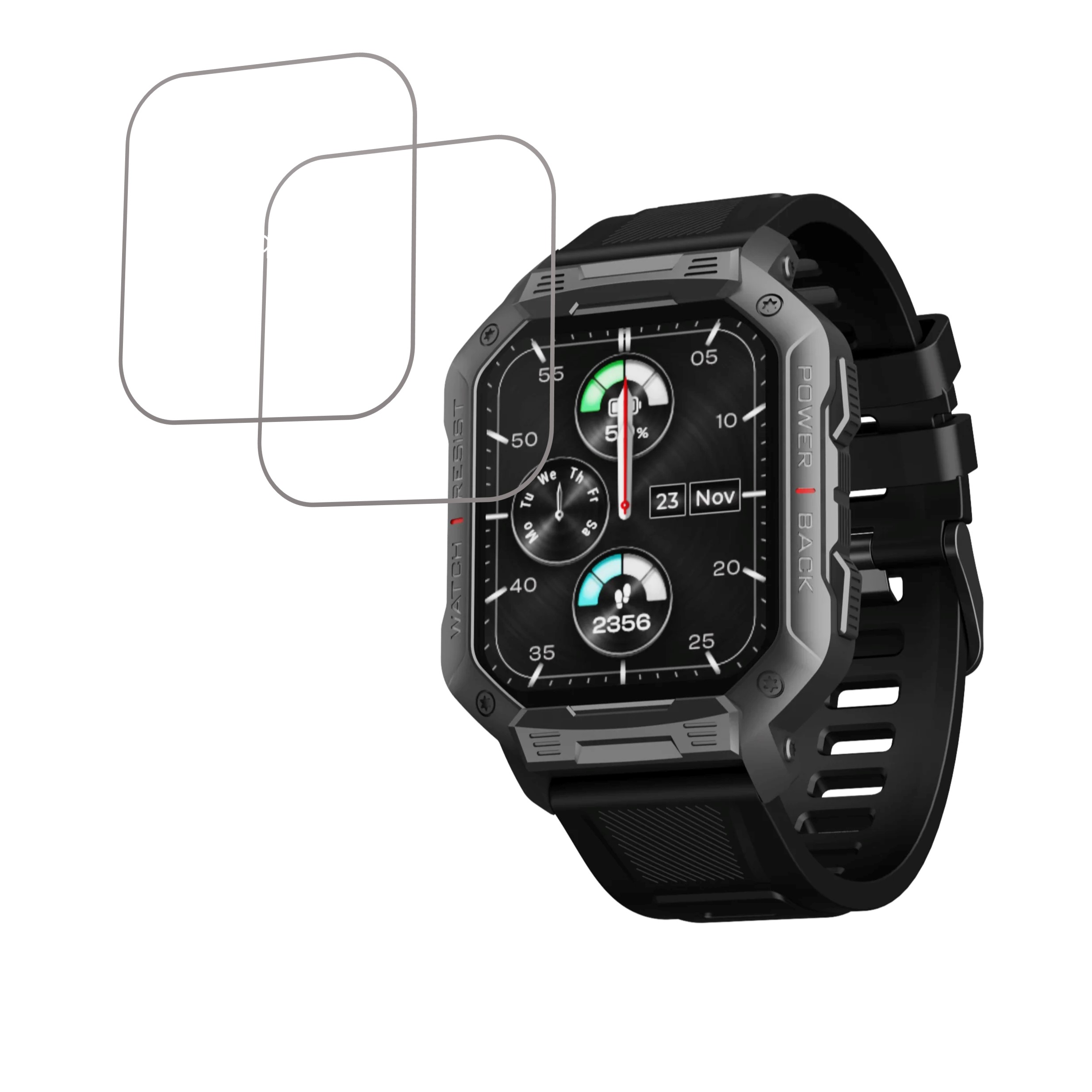 boAt Wave Force Smartwatch Screen Protector 9H Protective Compatible Flexible