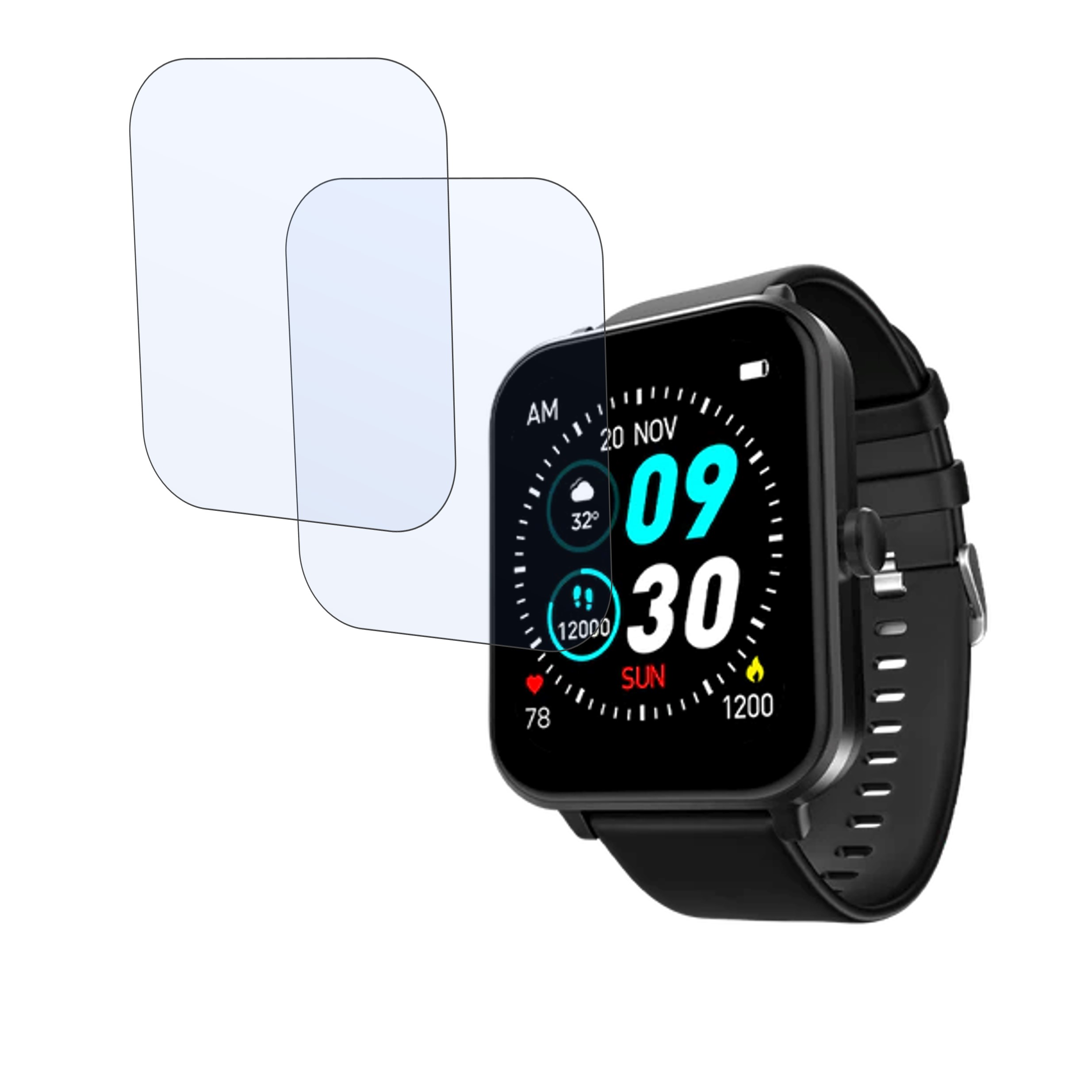 Fire Boltt Ninja Calling Pro Plus Smartwatch Screen Protector 9H Protective Compatible Flexible