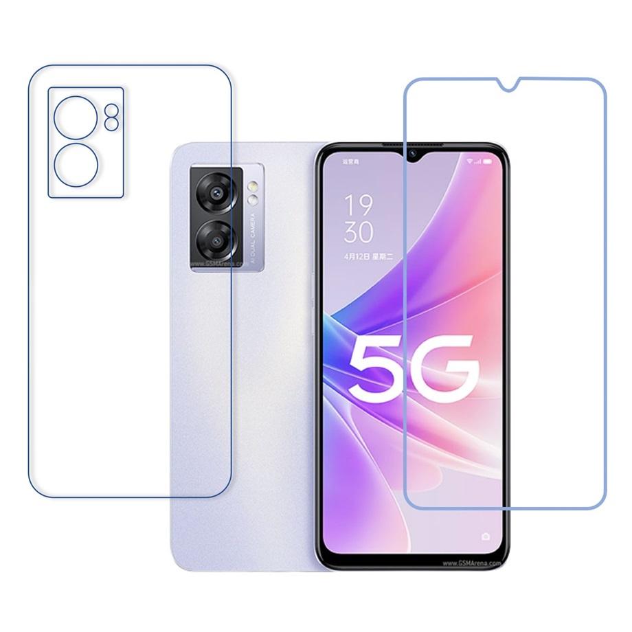 Oppo A57 9H Front & Back Flexible Compatible Mobile Screen Protector (Not a Tempered glass)