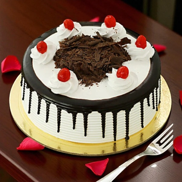 Choco Cherry Cake – Classic Black Forest Cake with Whipped Cream & Cherries