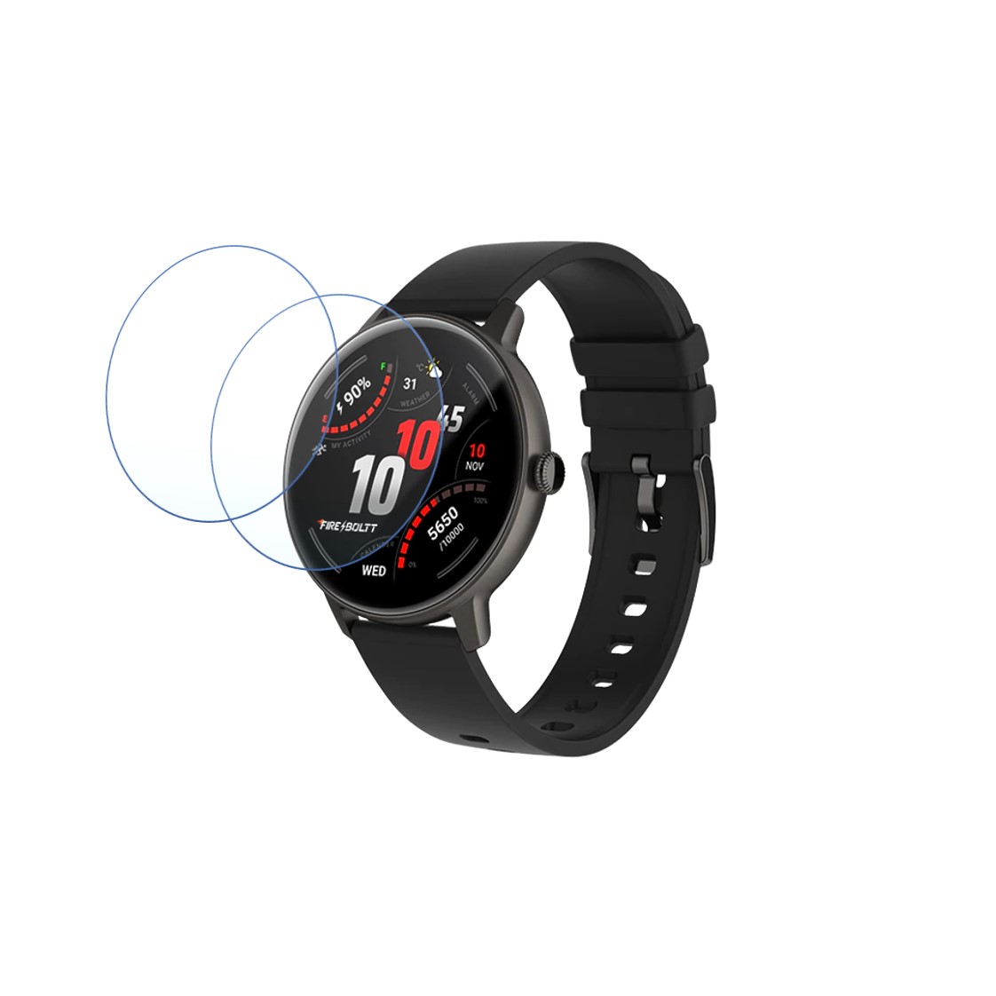 Fire-Boltt Incredible Smartwatch Screen Protector 9H Protective Compatible Flexible