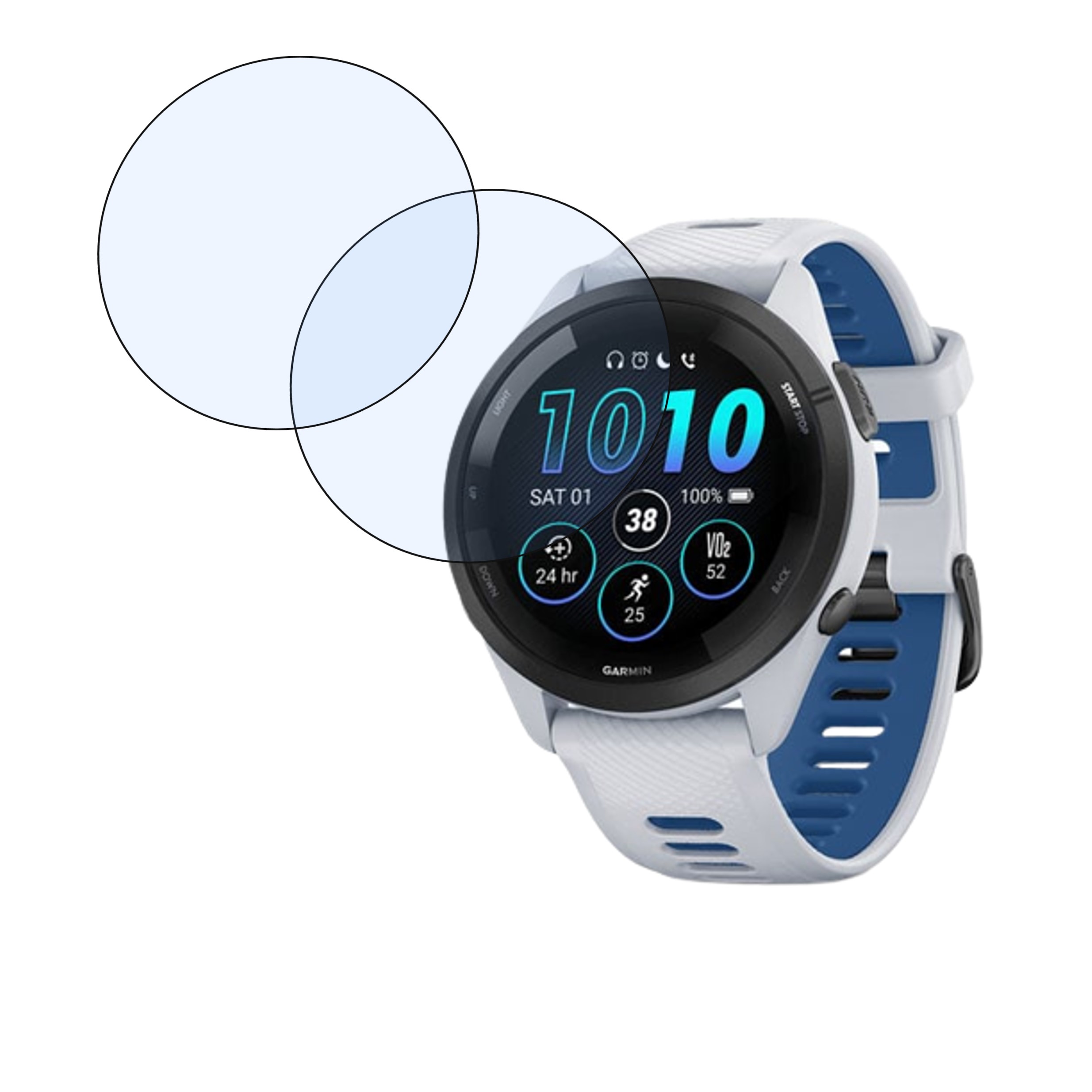 Garmin Forerunner 265 Smartwatch Screen Protector 9H Protective Compatible Flexible