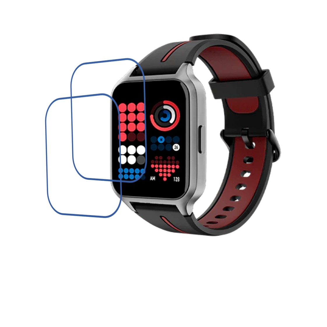 X-Fit 1 (HRX Edition) Smartwatch Screen Protector 9H Protective Compatible Flexible