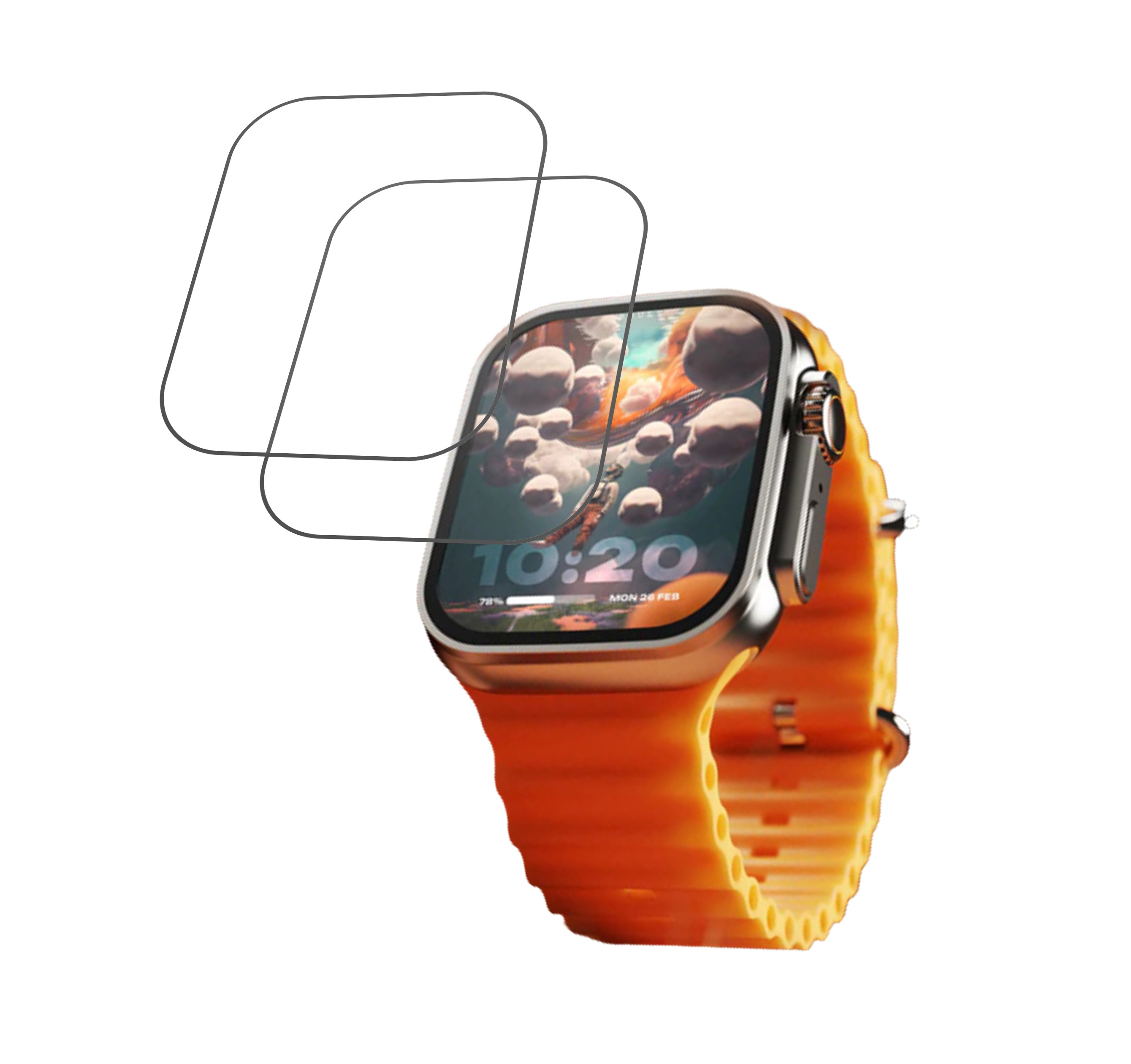 Boult Dive Evo
 Smartwatch Screen Protector 9H Protective Compatible Flexible