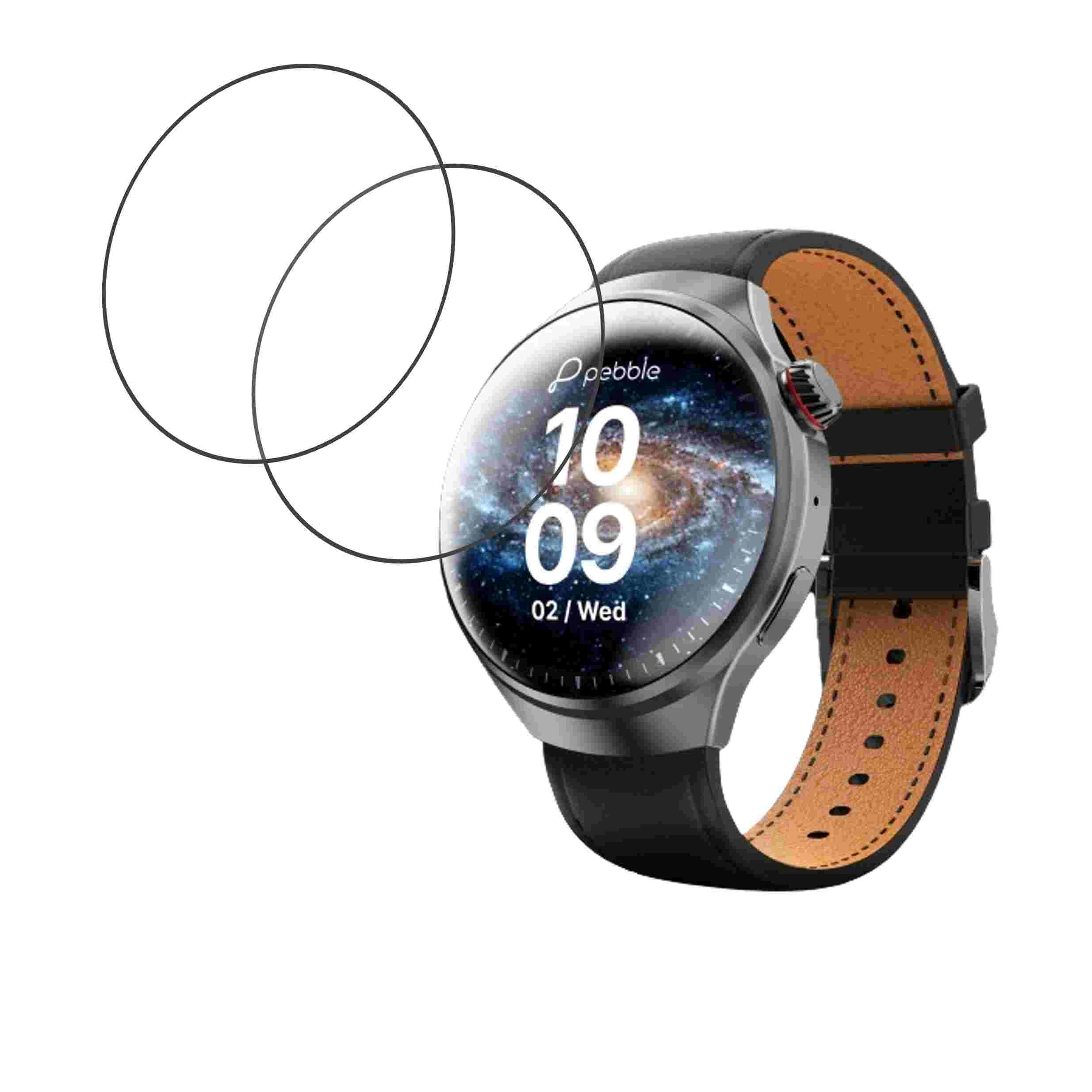 Pebble Dome Smartwatch Screen Protector 9H Protective Compatible Flexible