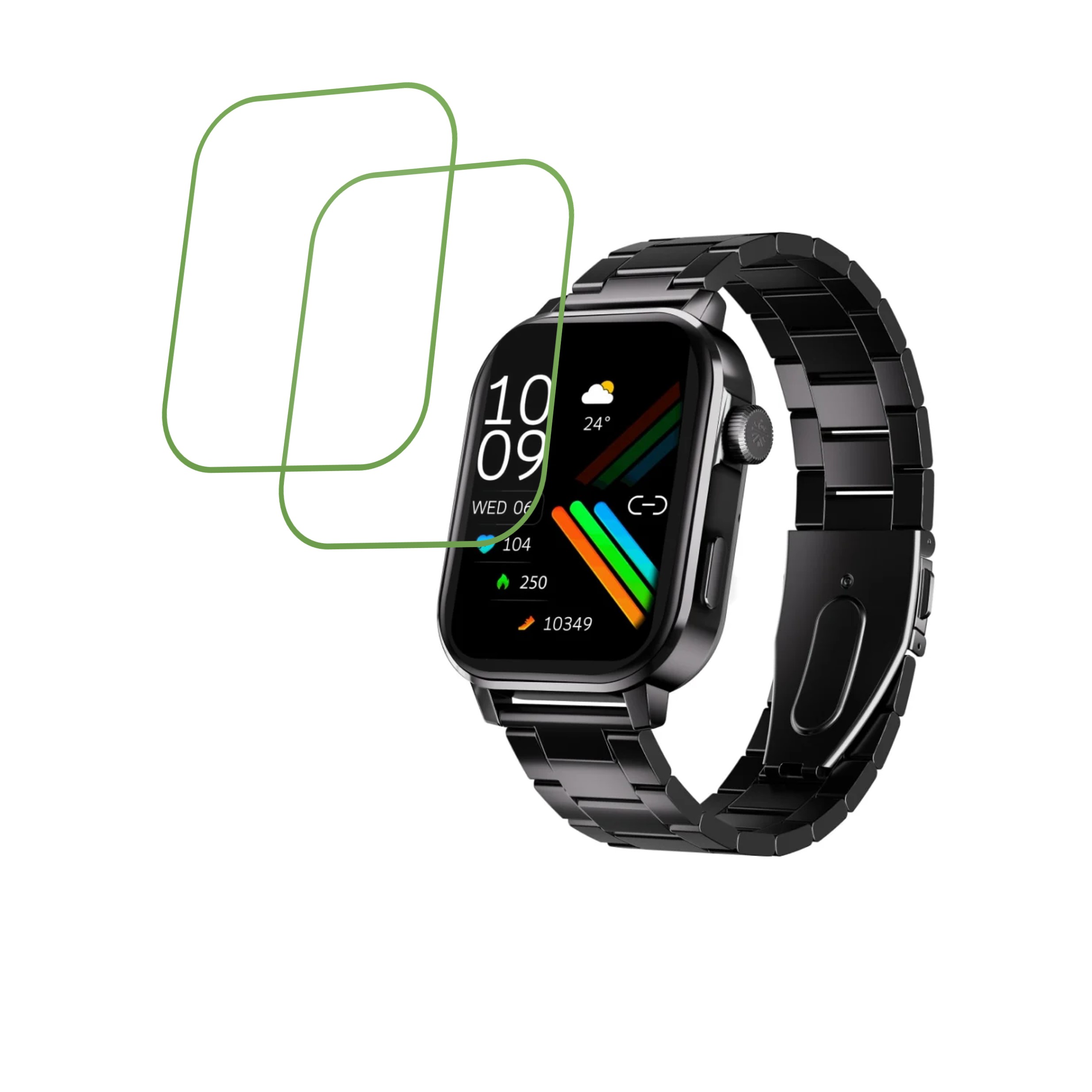 Cultsport Ace X Luxe 1.96 Smartwatch Screen Protector 9H Protective Compatible Flexible