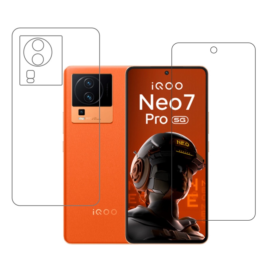 vivo iQOO Neo 7 Pro Protective Front & Back Compatible Mobile Screen Protector