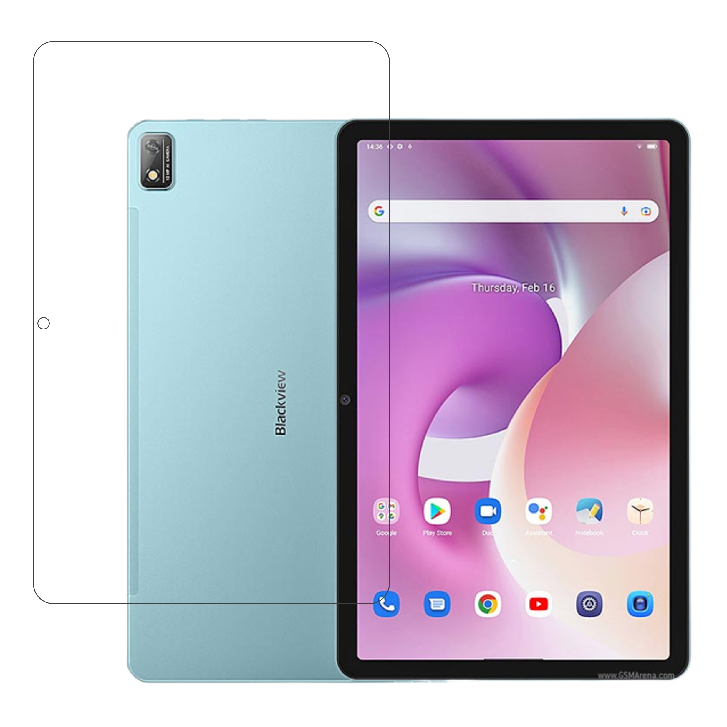 Blackview Tab 16 Tablet Screen Protector 9H Protective Compatible Flexible