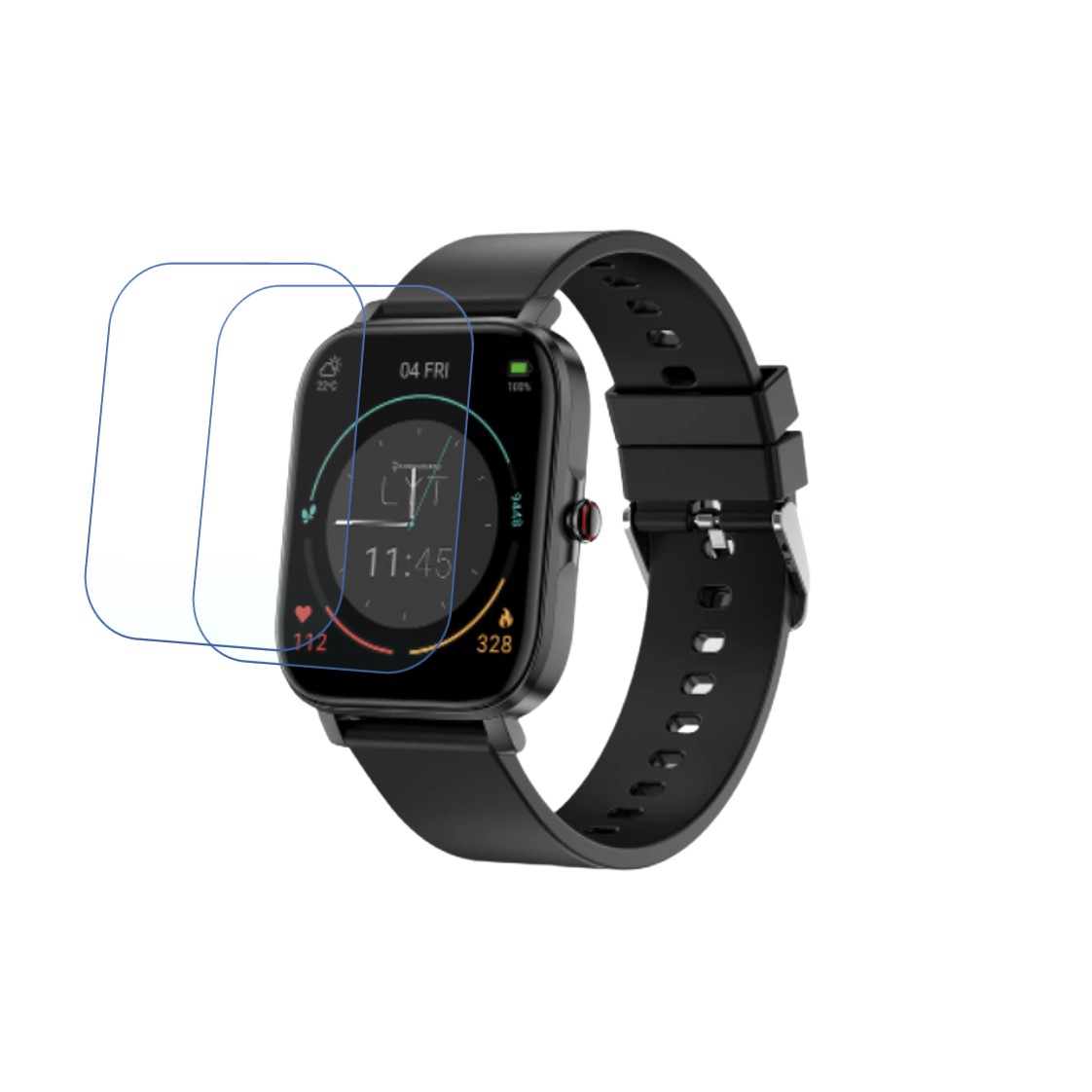Crossbeats Ignite LYT Smartwatch Screen Protector 9H Protective Compatible Flexible