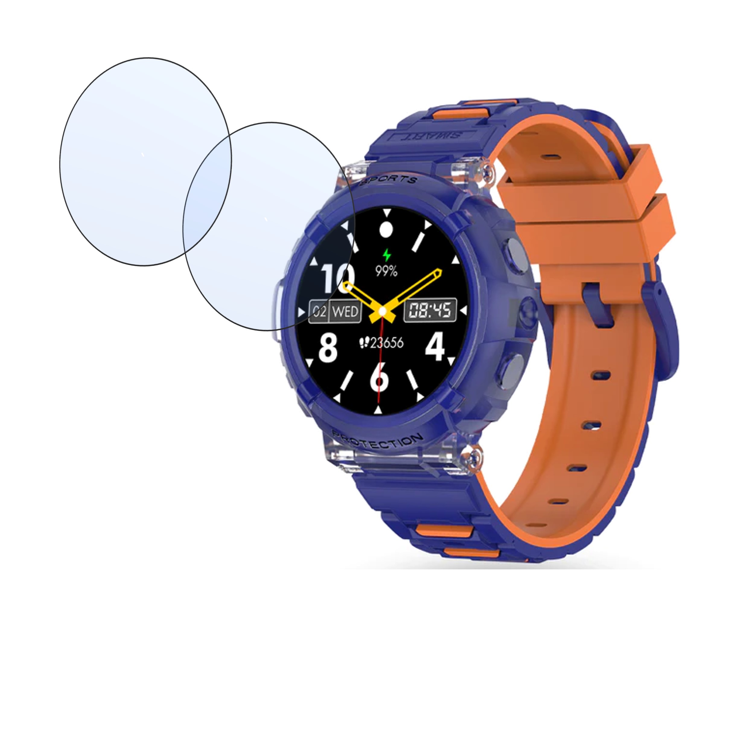 URBAN Zippy Smartwatch Screen Protector 9H Protective Compatible Flexible