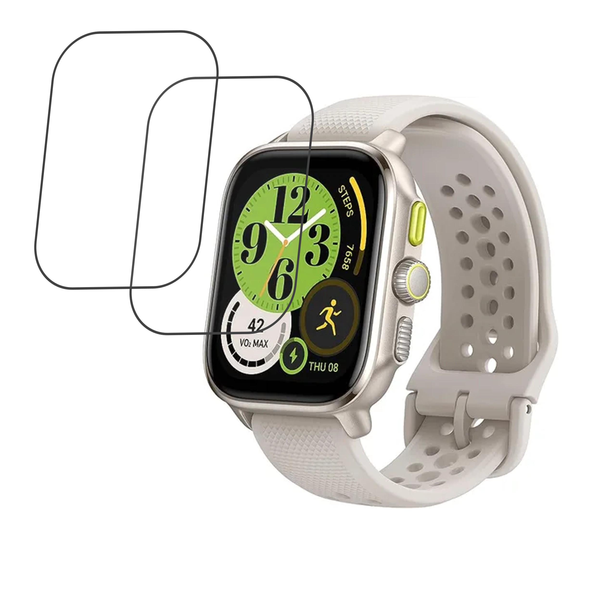 Amazfit Cheetah Square Smartwatch Screen Protector 9H Protective Compatible Flexible