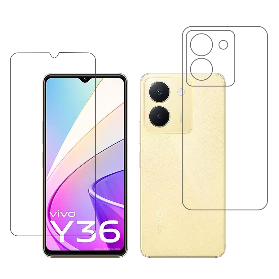 vivo Y36 (India) Protective Front & Back Compatible Mobile Screen Protector