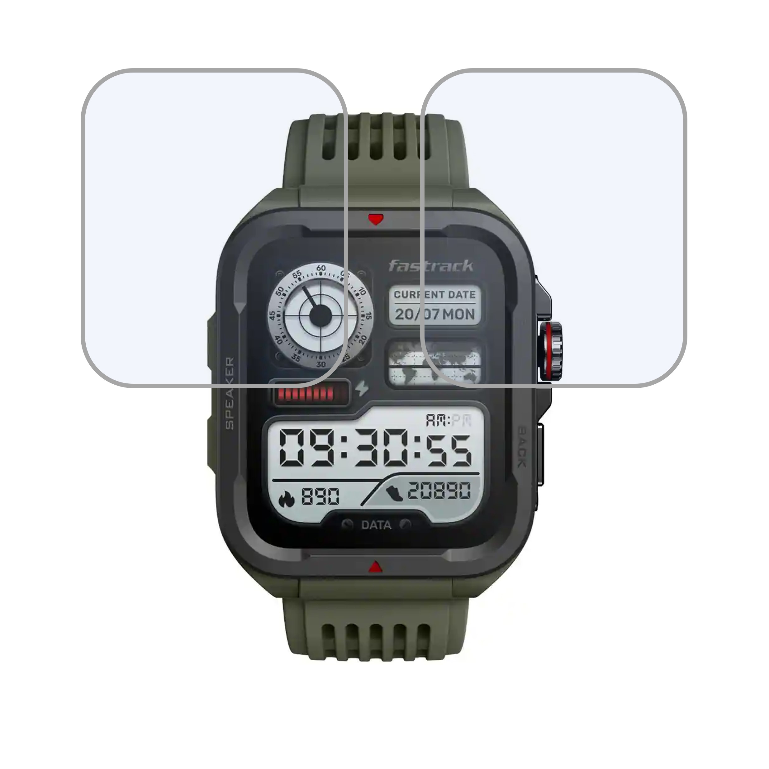 FASTRACK ACTIVE 1.83 Smartwatch Screen Protector 9H Protective Compatible Flexible
