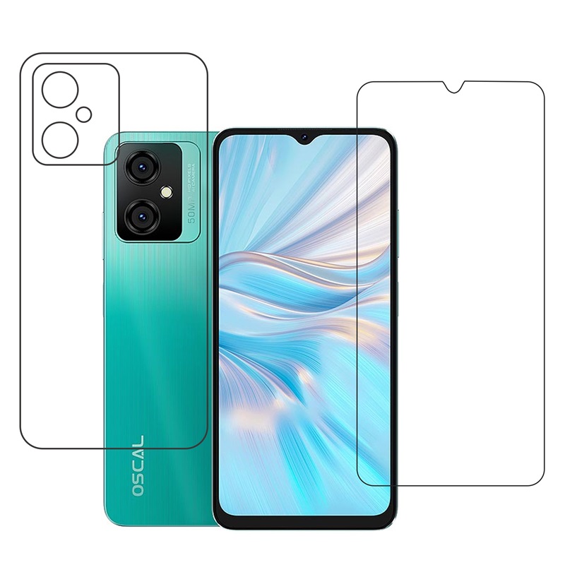 Blackview Oscal C70 Protective Compatible Mobile Screen Protector For Front & Back (Not a Tempered glass)