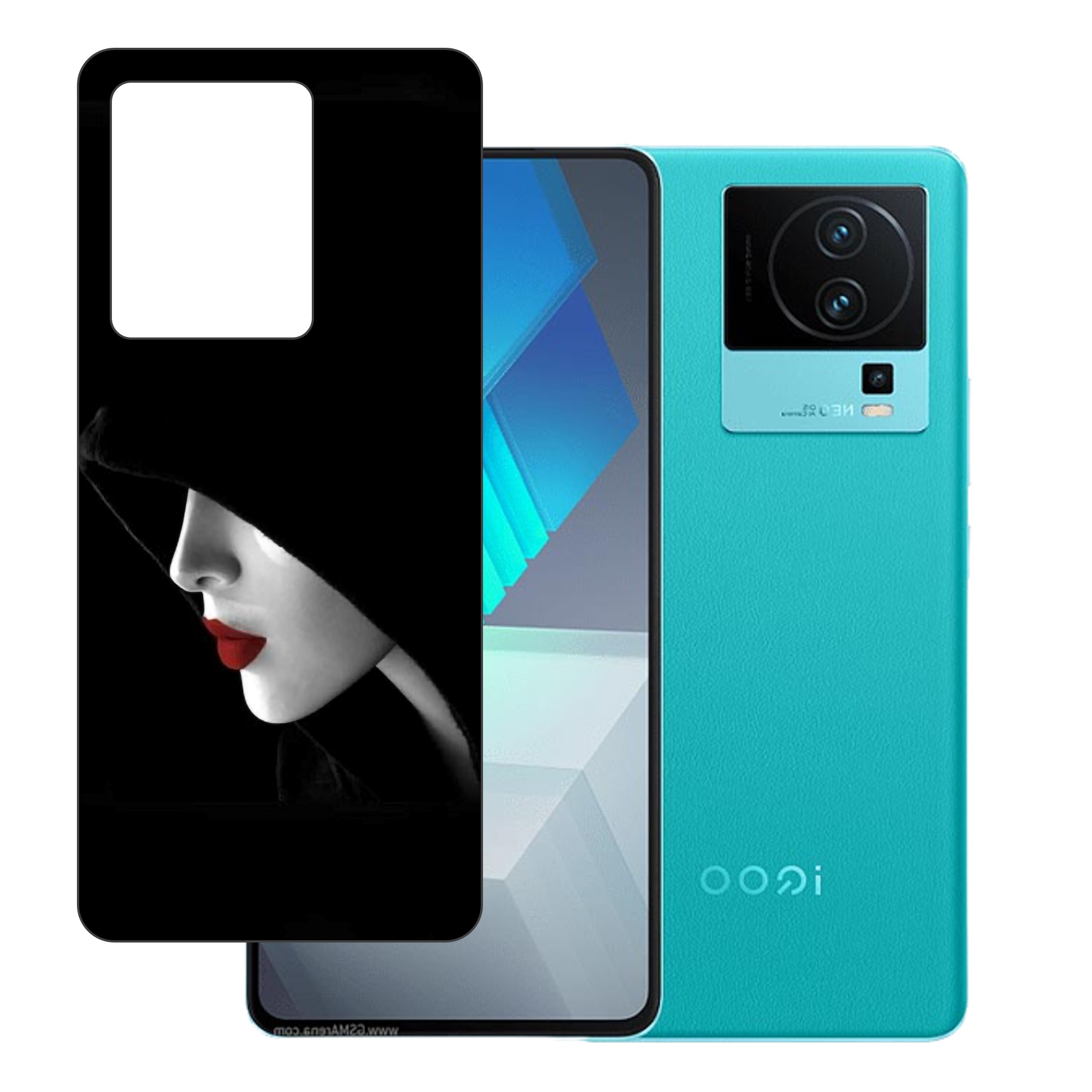 vivo iQOO Neo7 UV Embossed Touch Feel Design back Skin Protector for (Not a Tempered glass)