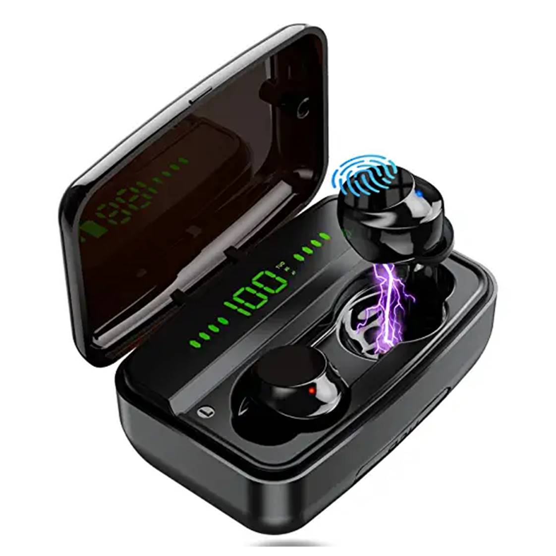 Earphones M-10 Wireless with Power Bank TWS Stereo Wireless Earphones in Ear with Mic.