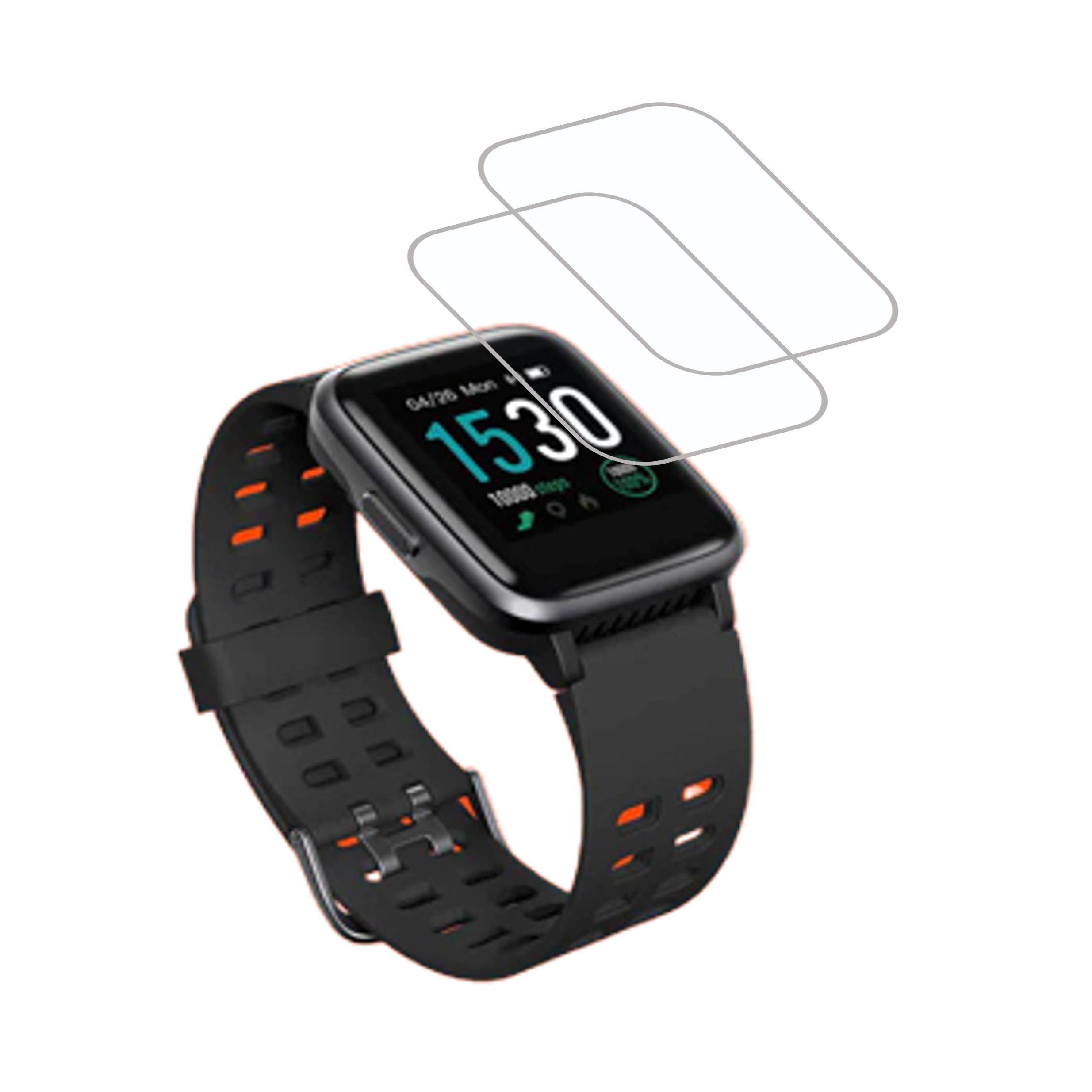 PLAYFIT SW75 Smartwatch Screen Protector 9H Protective Compatible Flexible