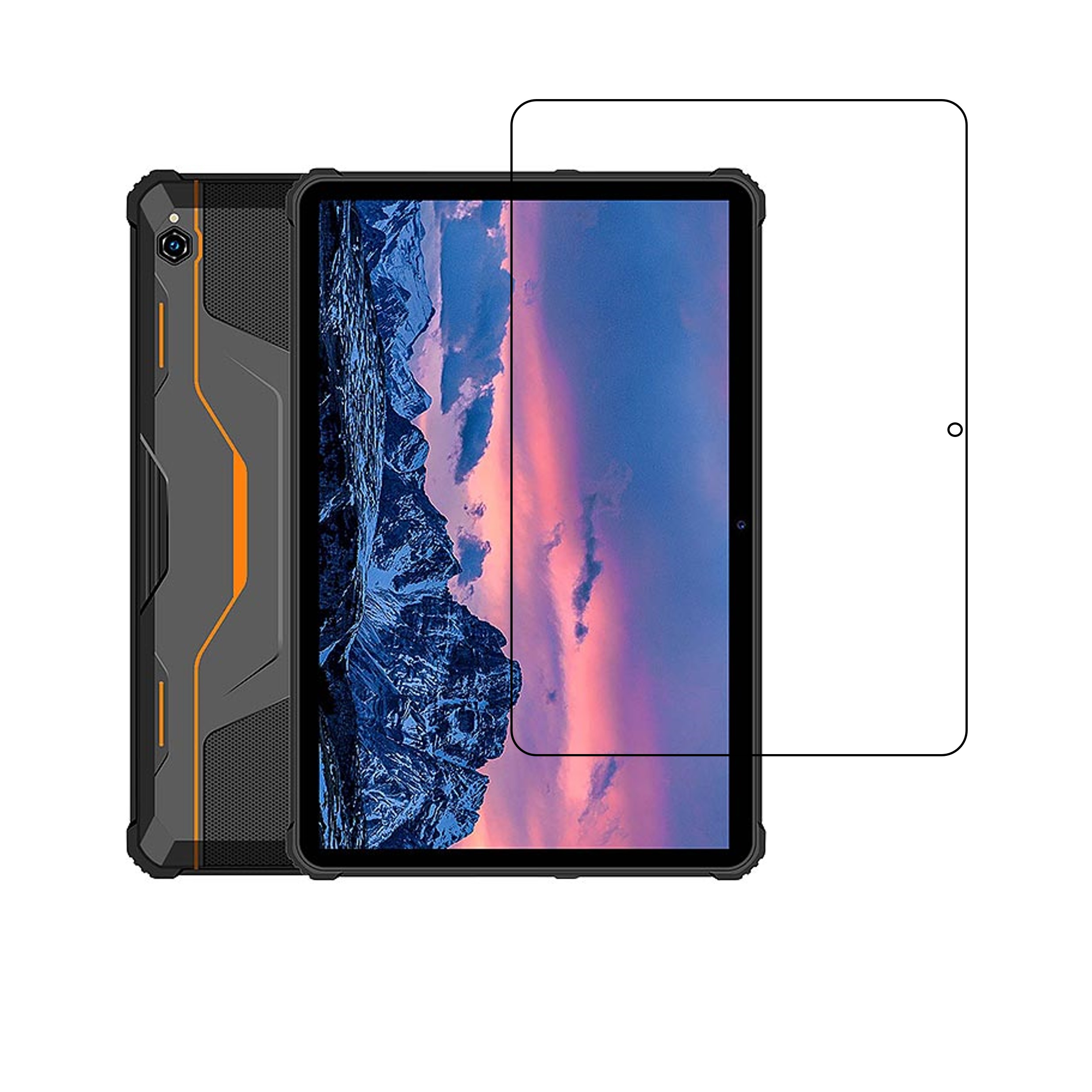 Oukitel RT5 Tablet Screen Protector 9H Protective Compatible Flexible